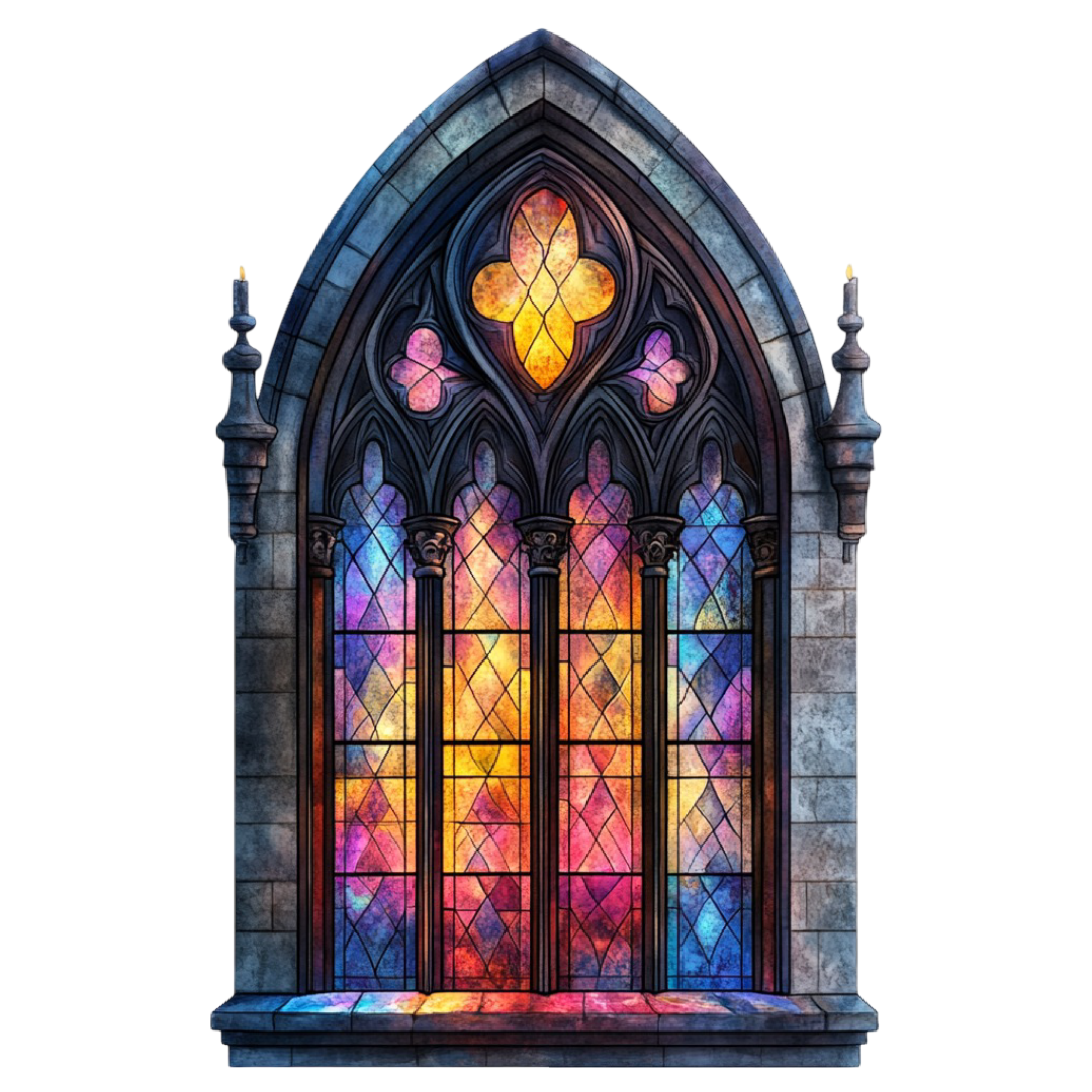 Gothic Christmas Decal 2