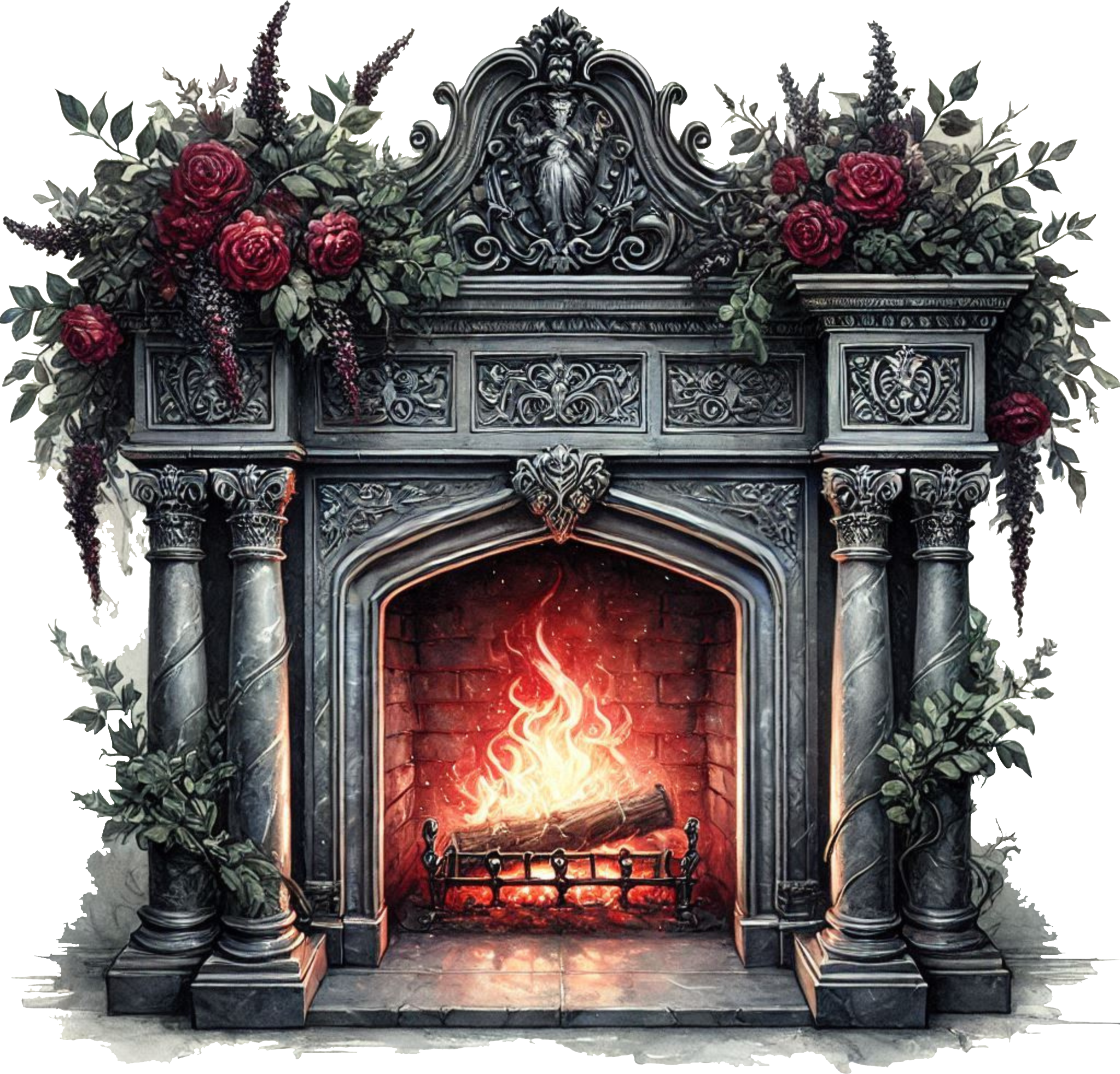 Gothic Christmas Decal 9