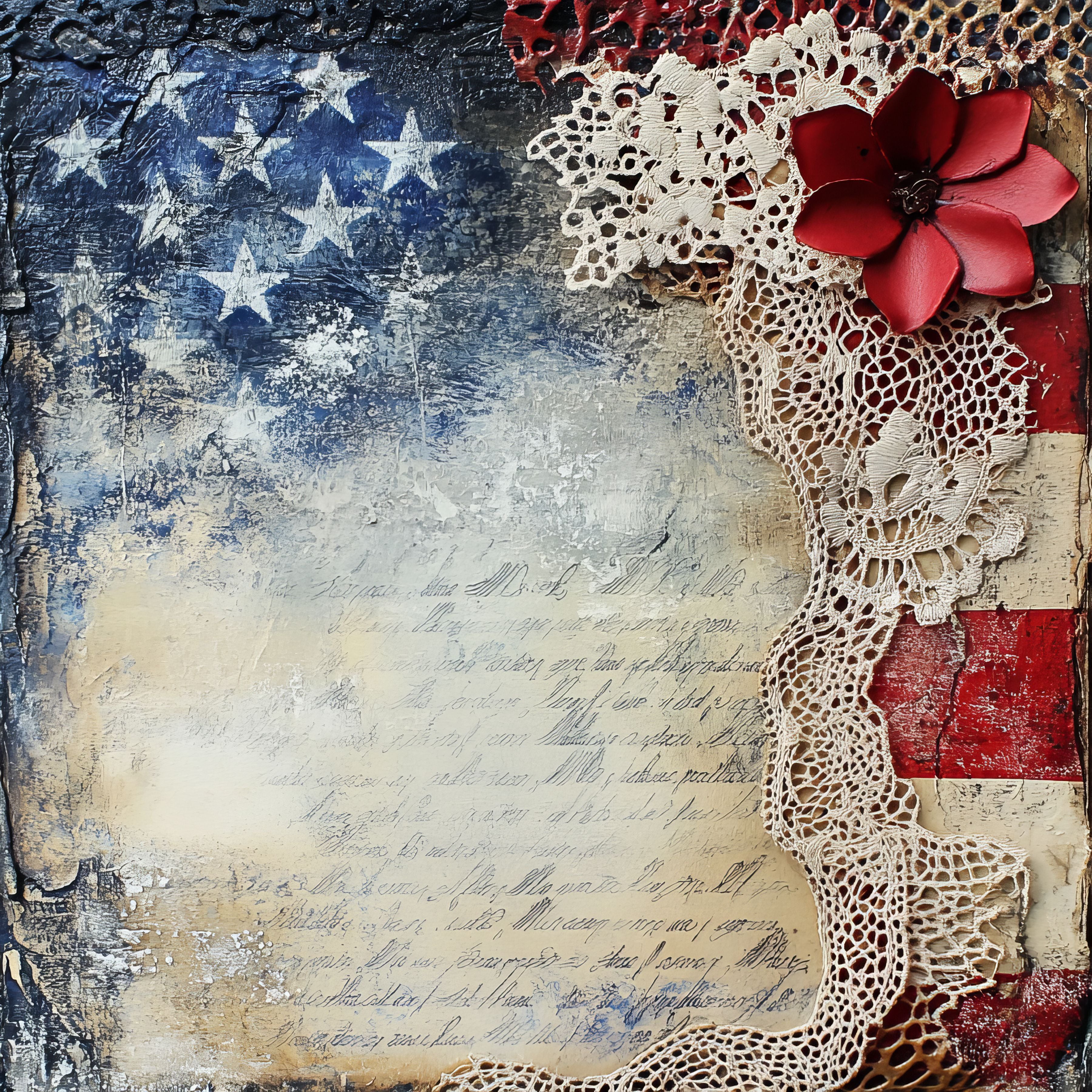 Patriotic Lace Vinyl 2