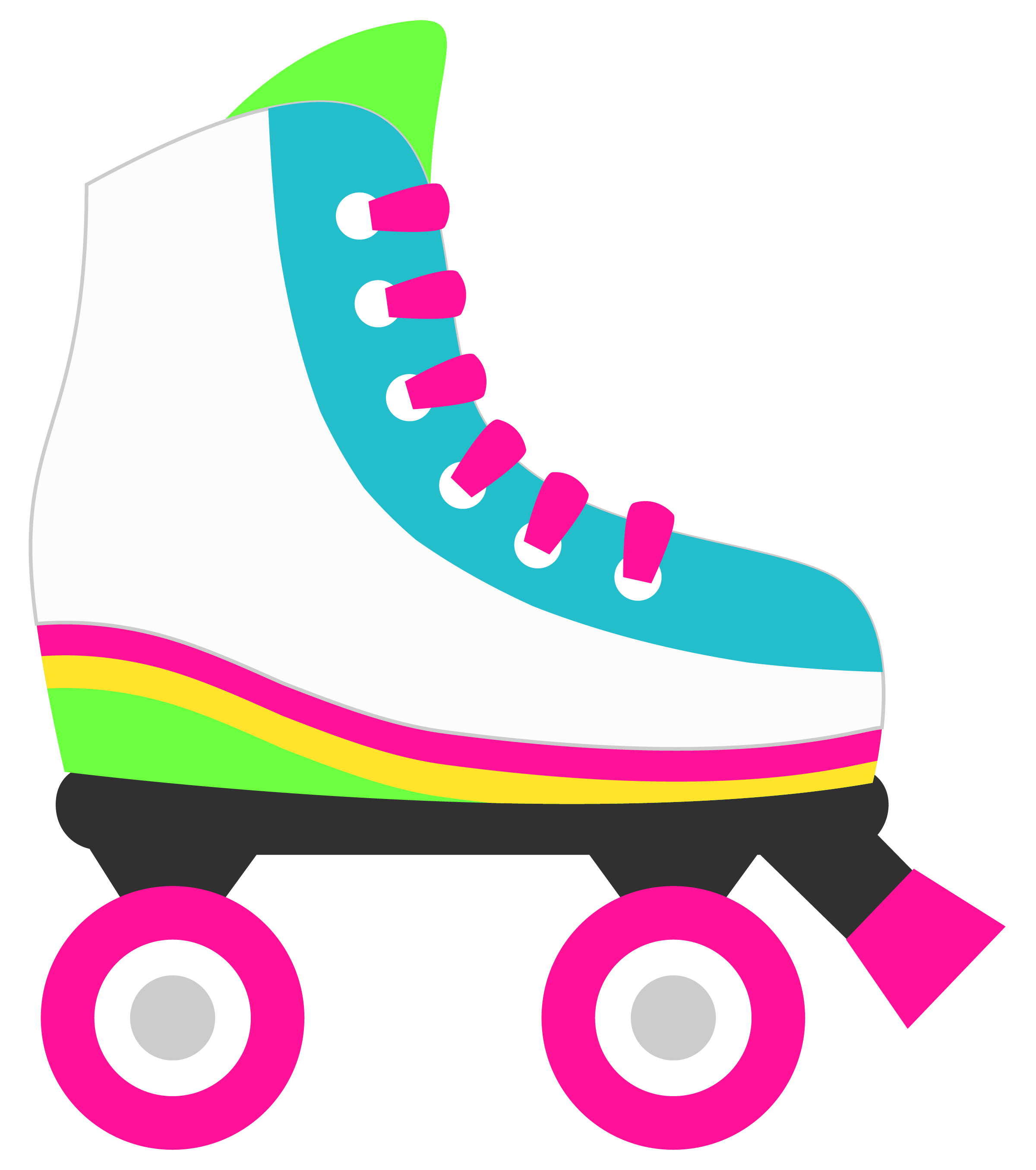 Roller Skate Decal 1