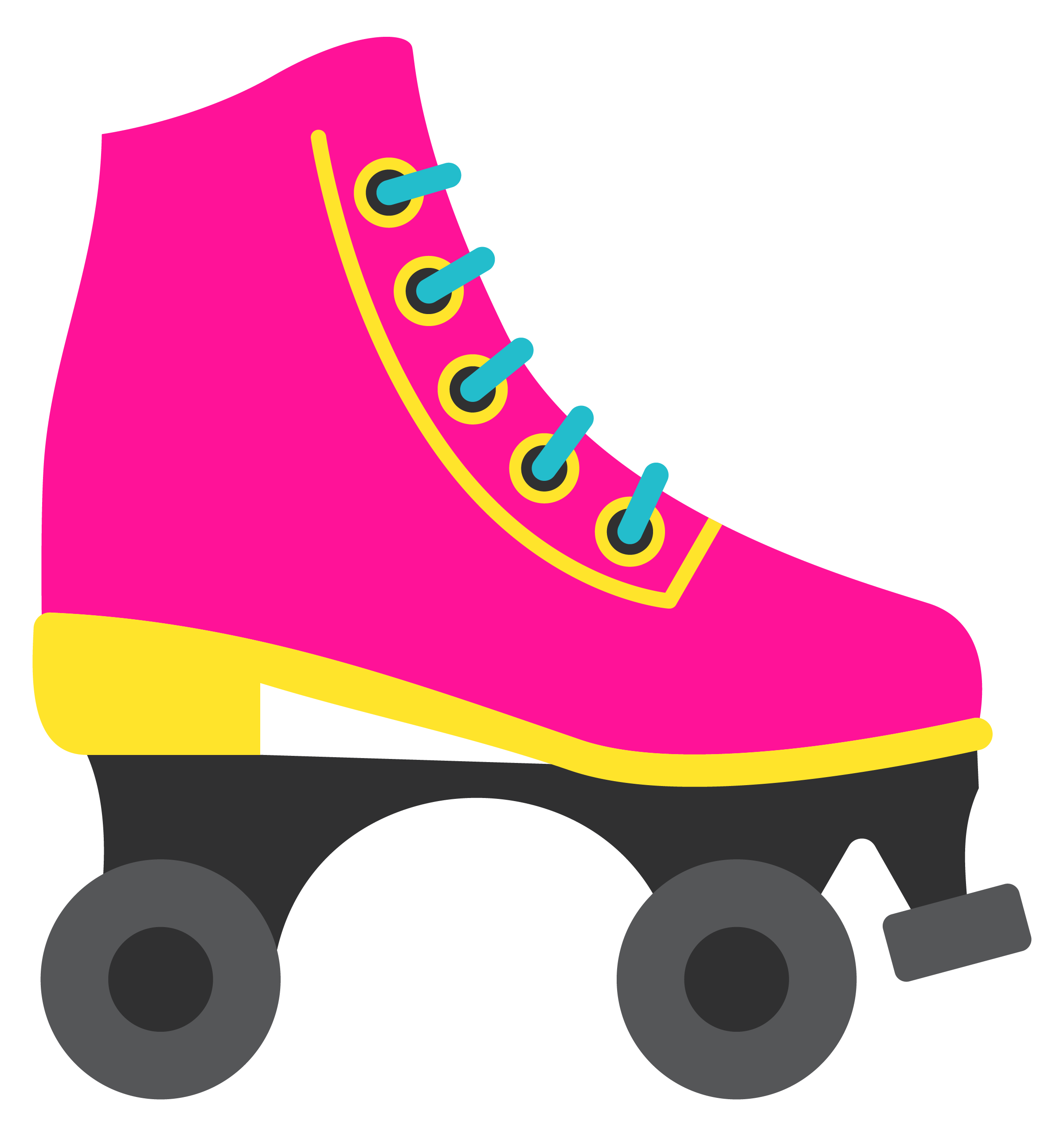 Roller Skate Decal 2