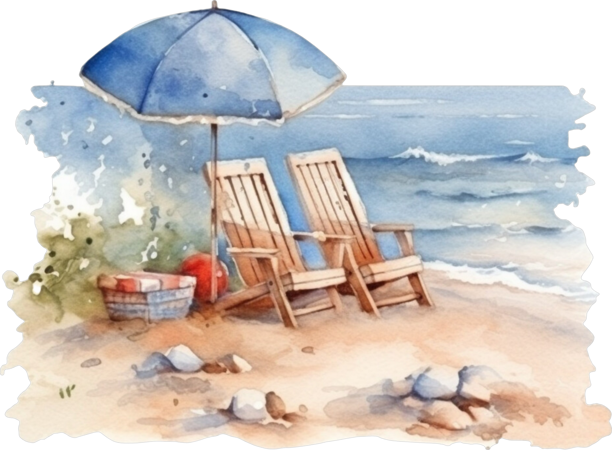 Beach Scenery Decal 1