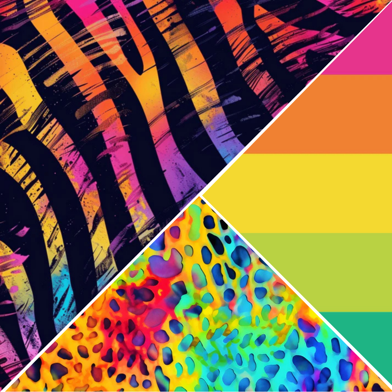 Bright Floral Mixed Media 9