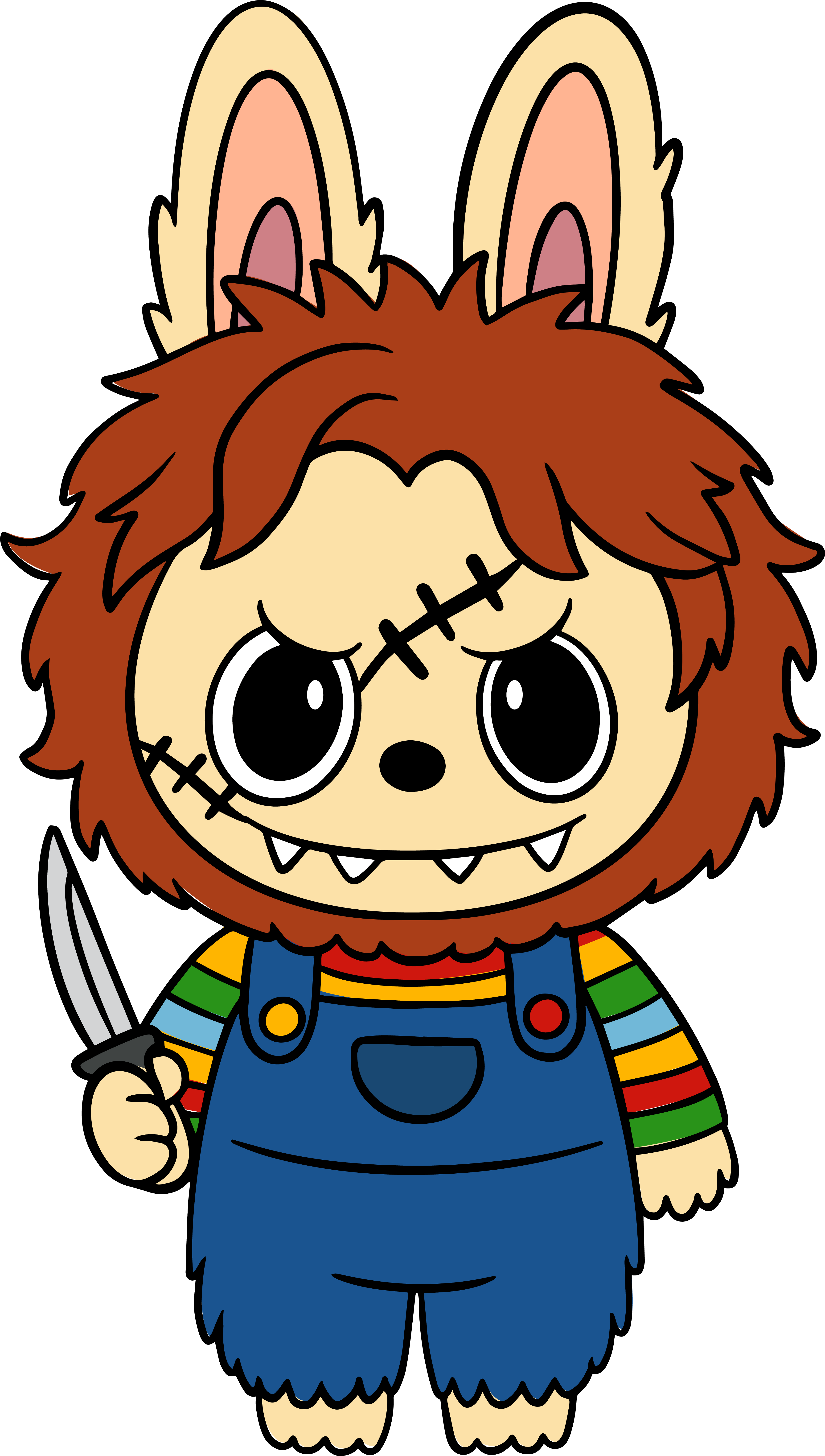 Halloween Labubu Chuky