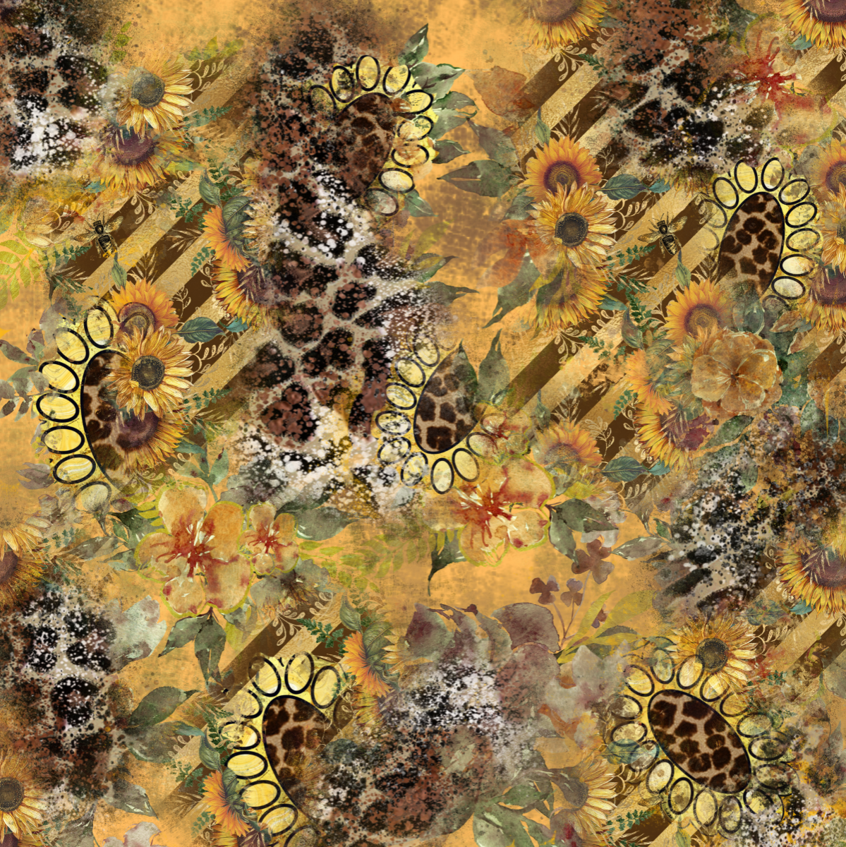 JenniferAnn's Rustic Sunflower Collection Vinyl 4