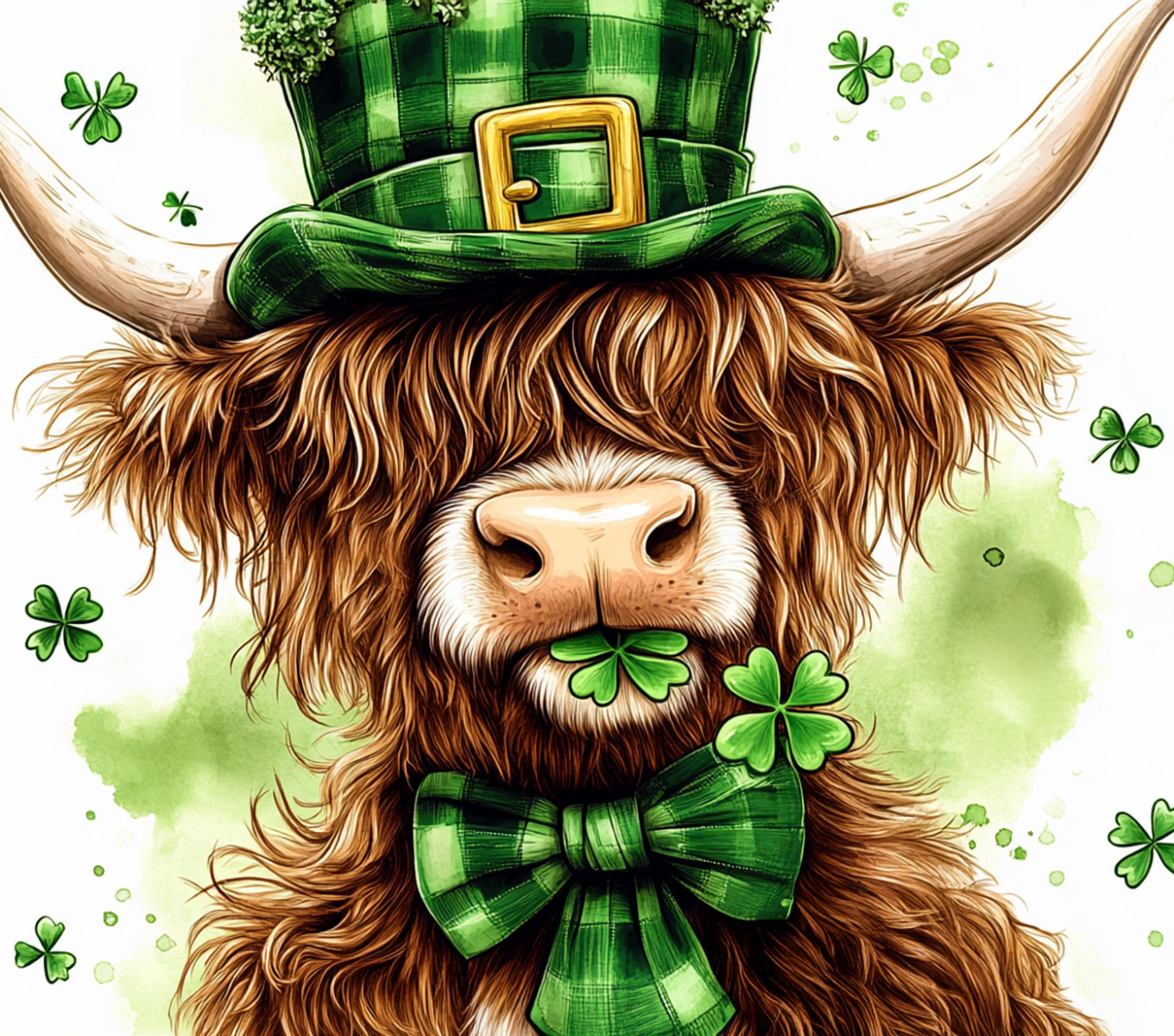 St. Patrick's Day Collection- Cow Wrap 2