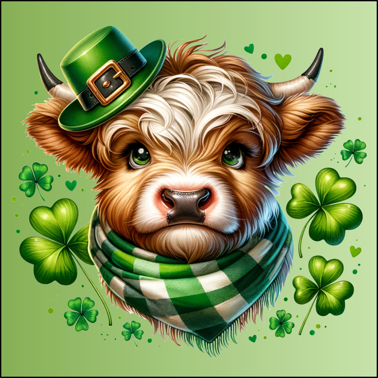 St. Patrick's Day Collection- Cow Wrap 3