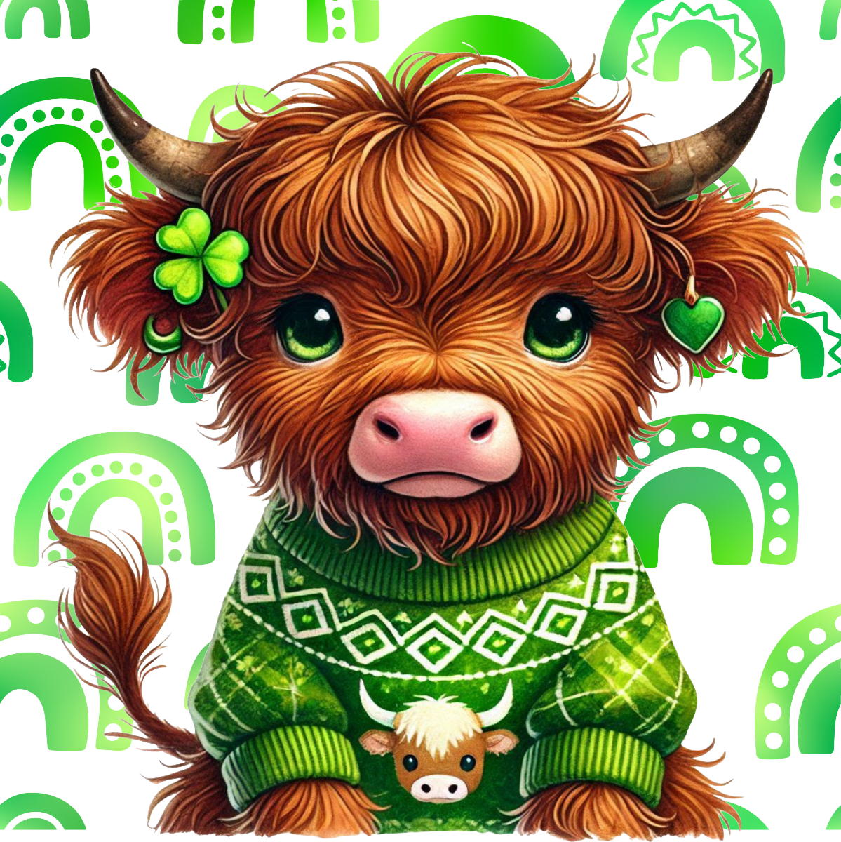 St. Patrick's Day Collection- Cow Wrap 5
