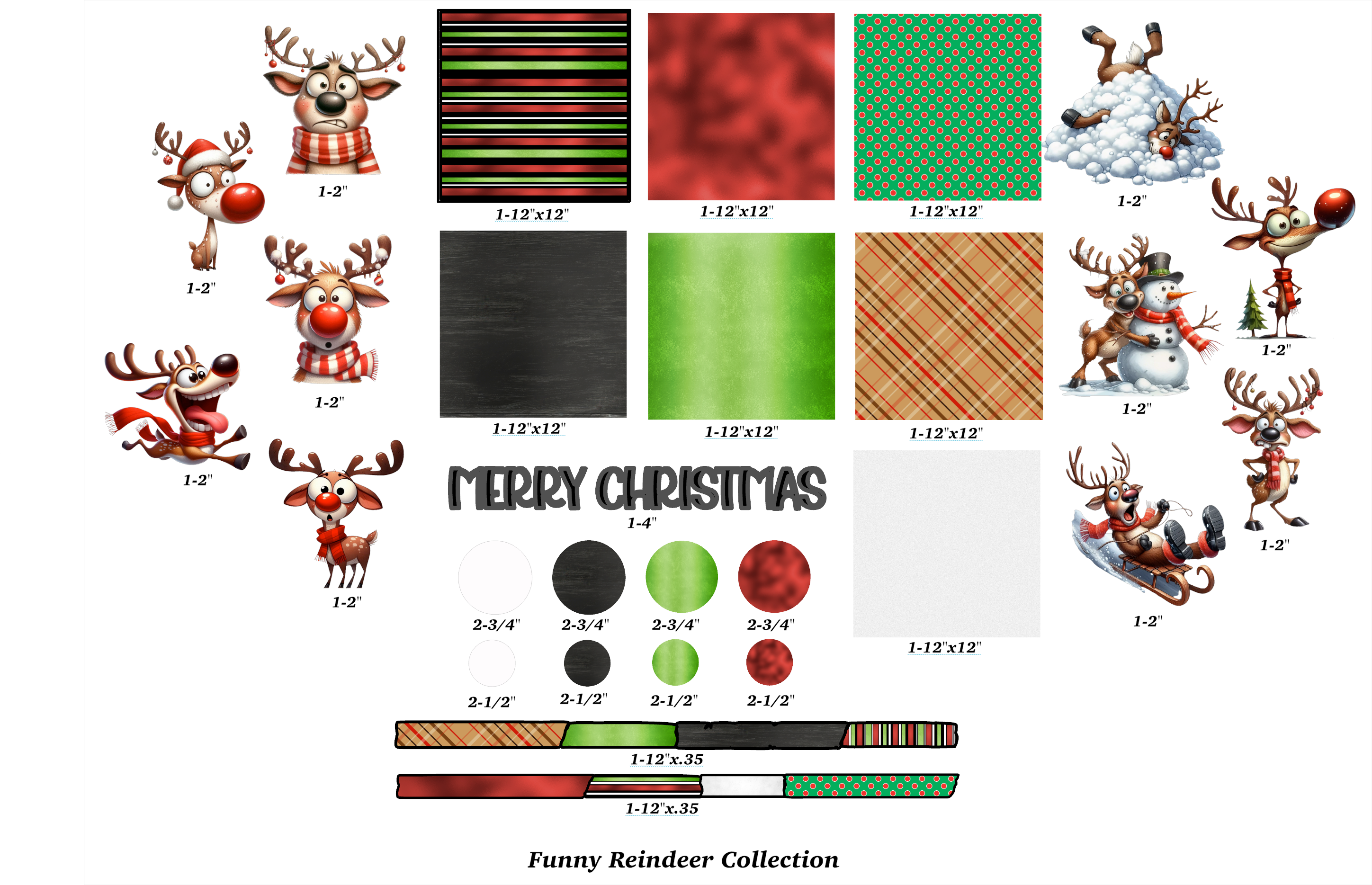 Funny Reindeer Collection