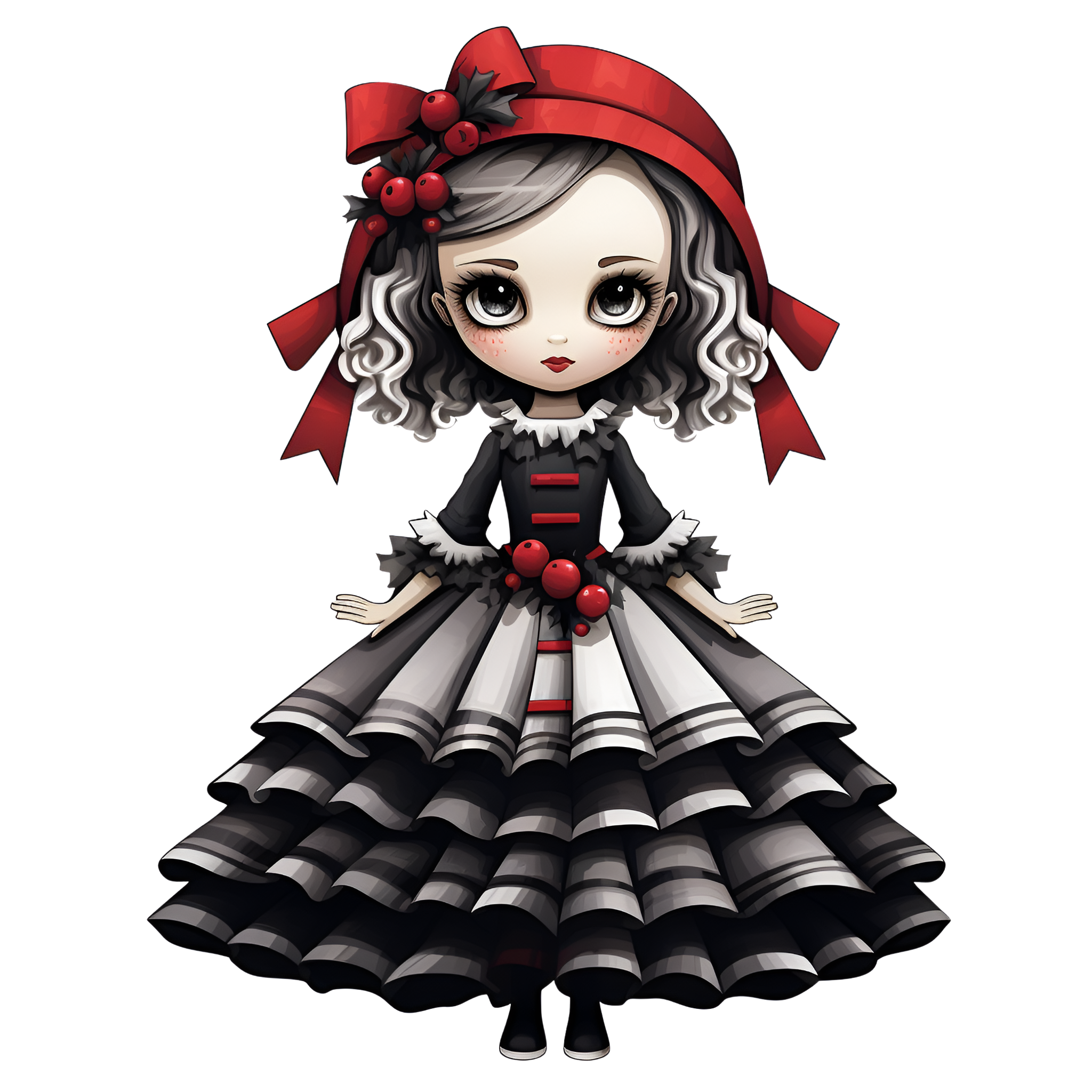 Gothic Christmas Decal 39