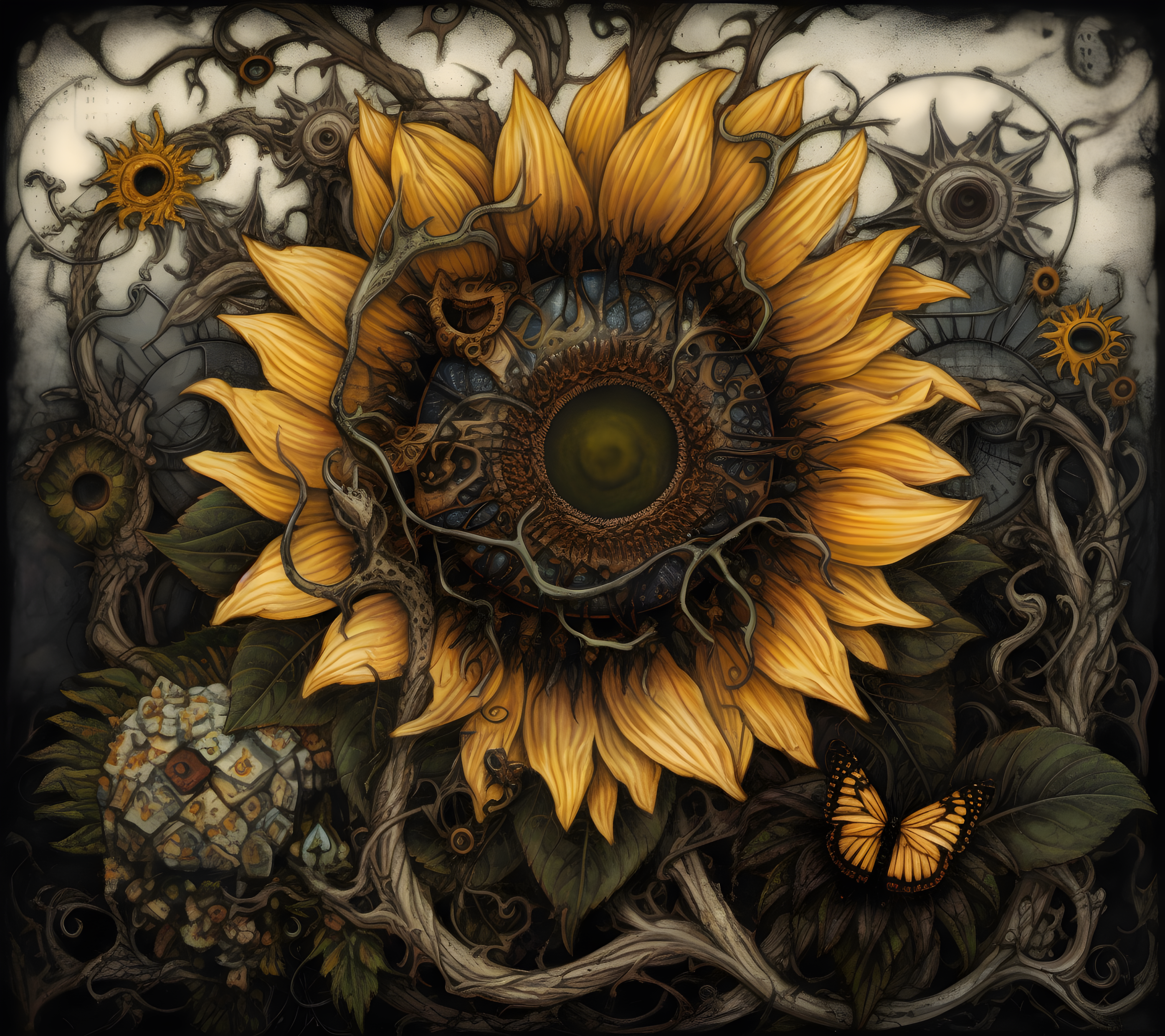 Gothic Sunflower