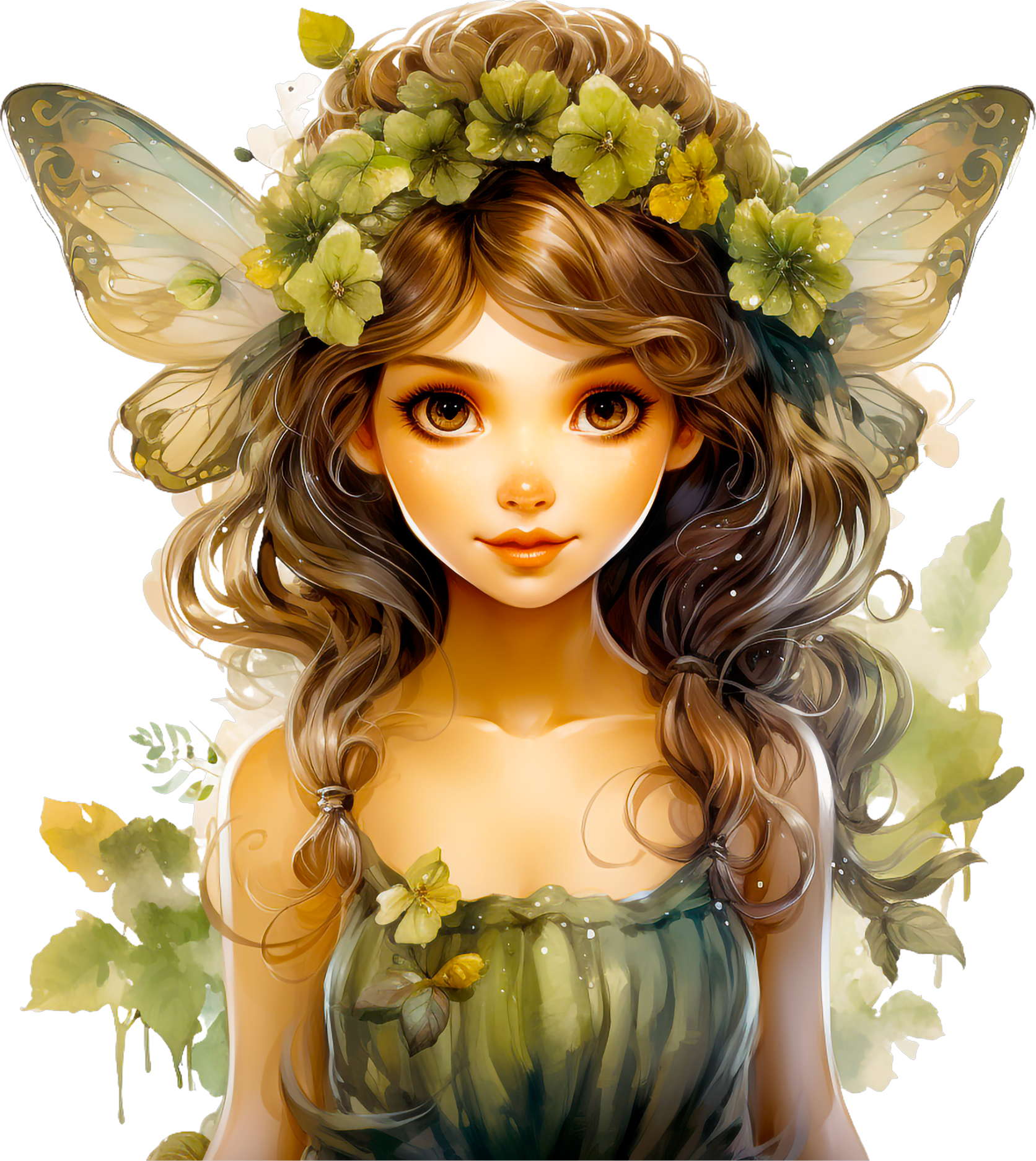 Green Fairy w Headband