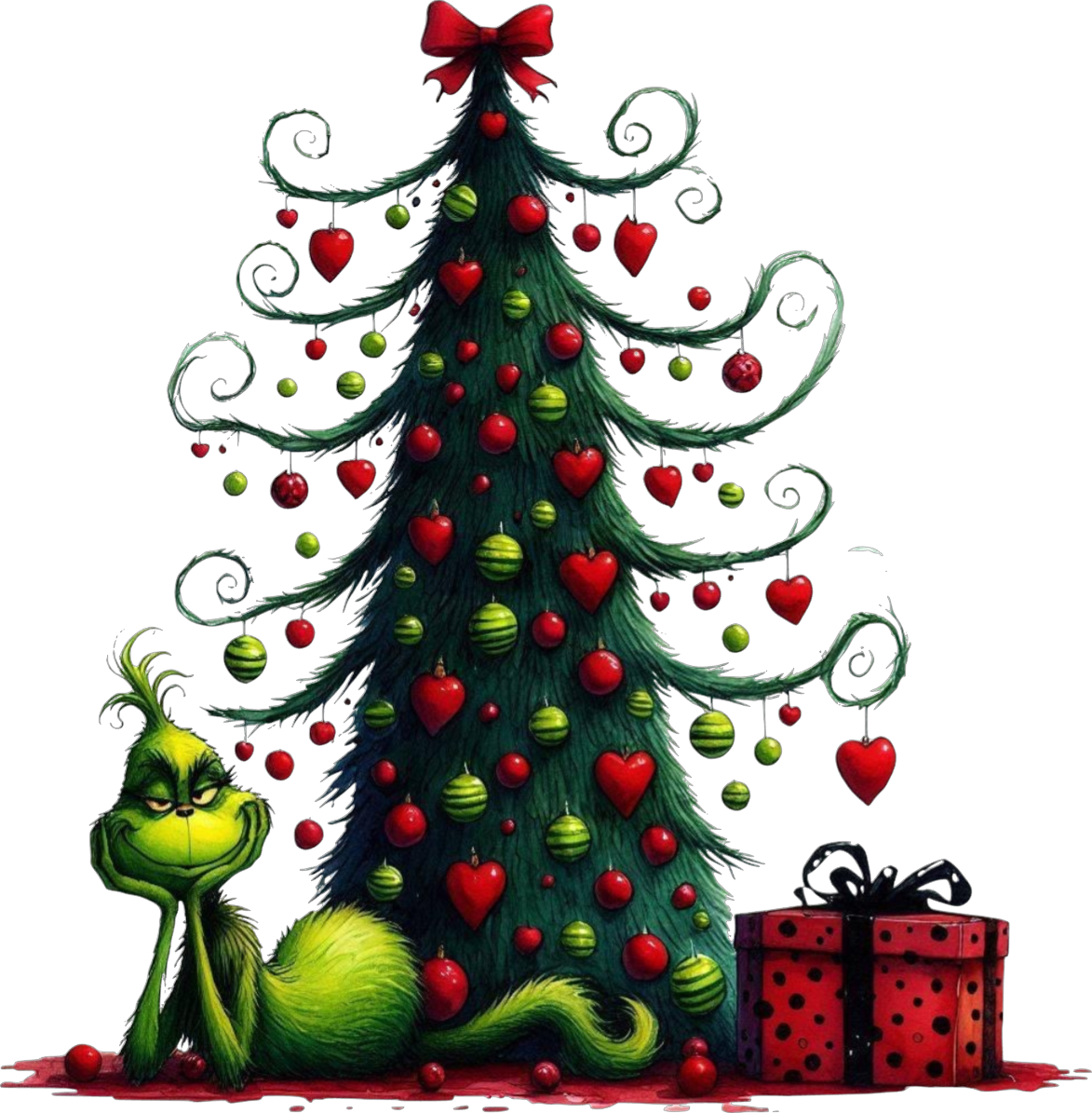 Green Guy Collection -Green Guy w Tree