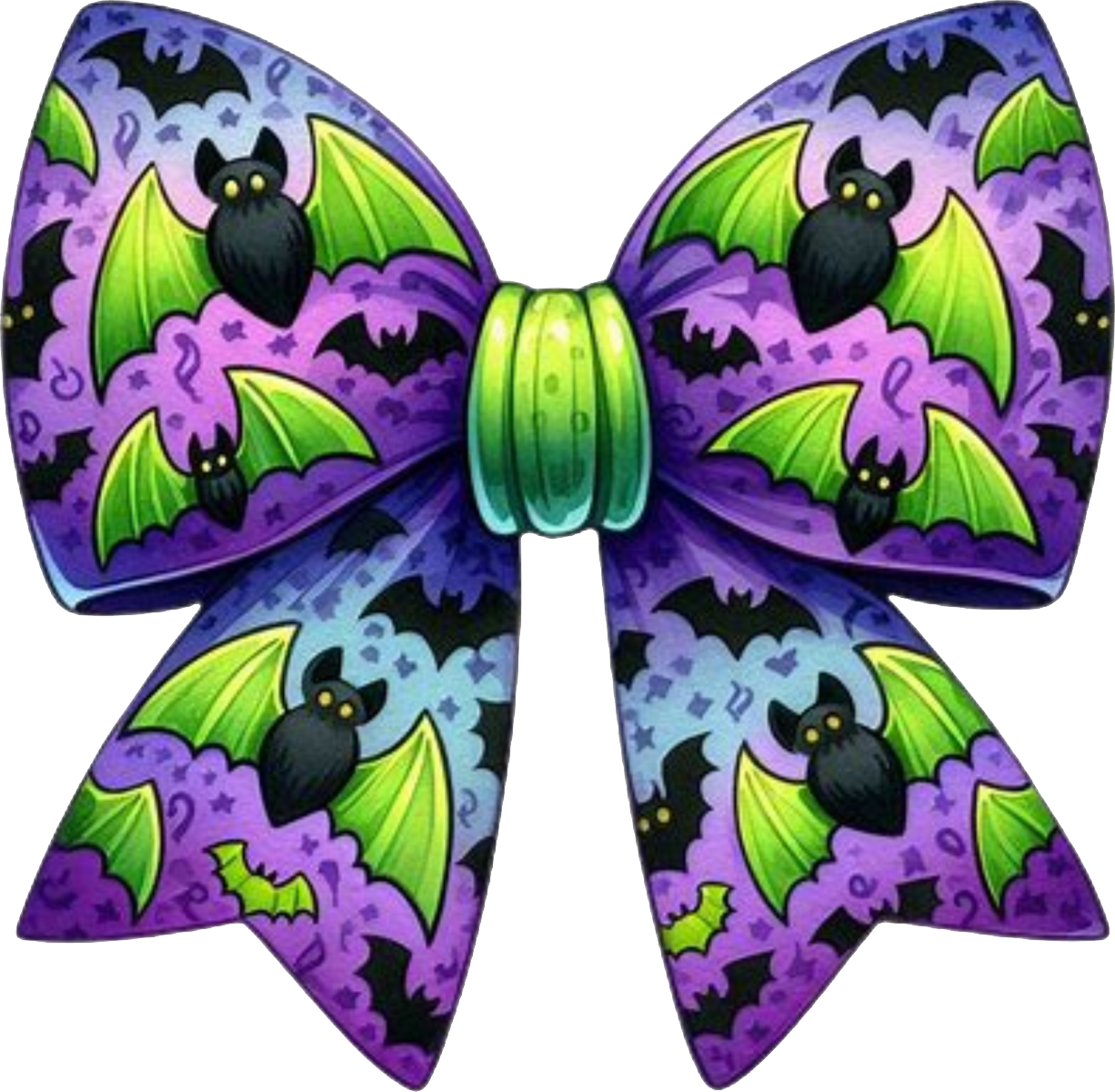 Green Slime Bat Bow