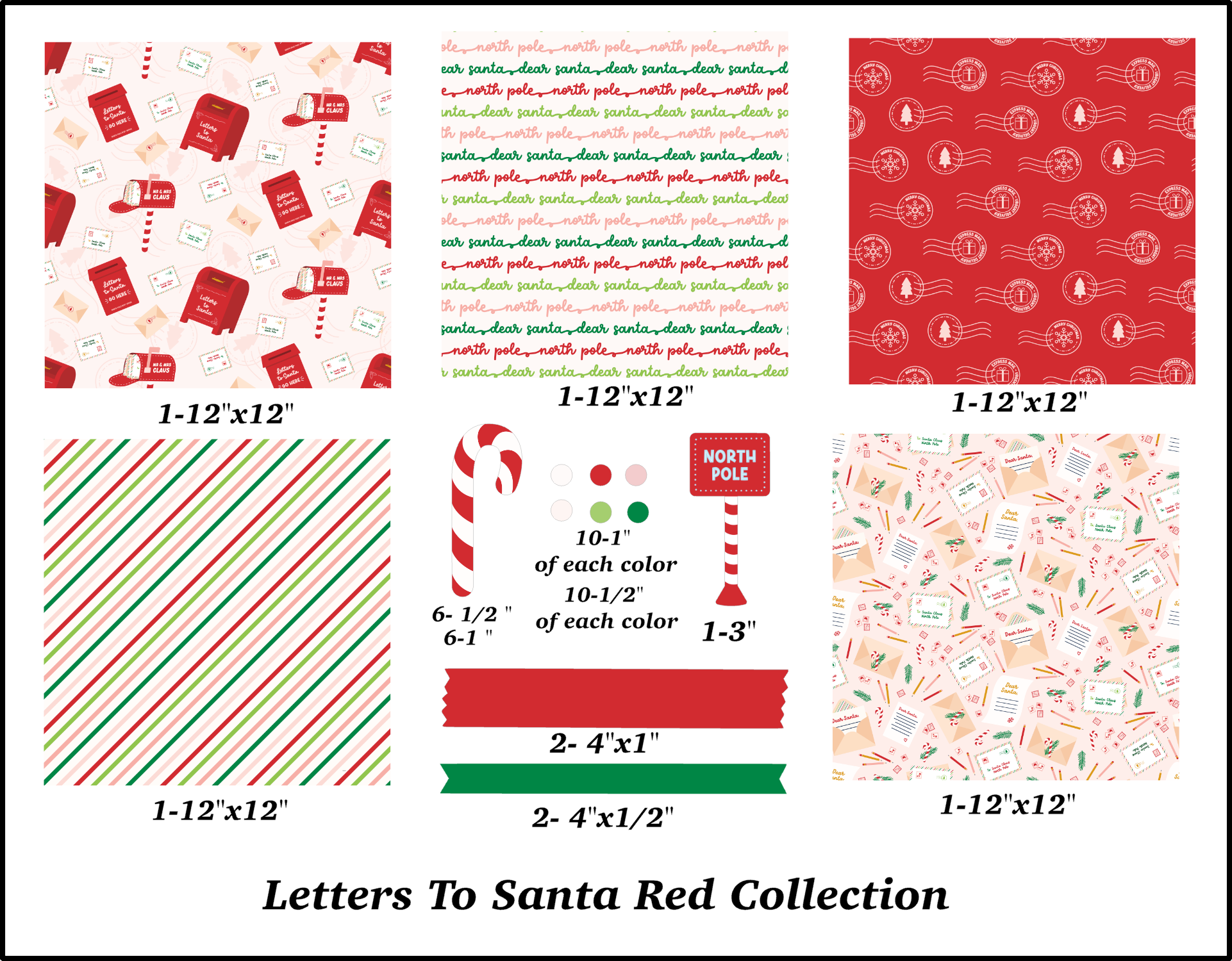 Letters To Santa Red Collection