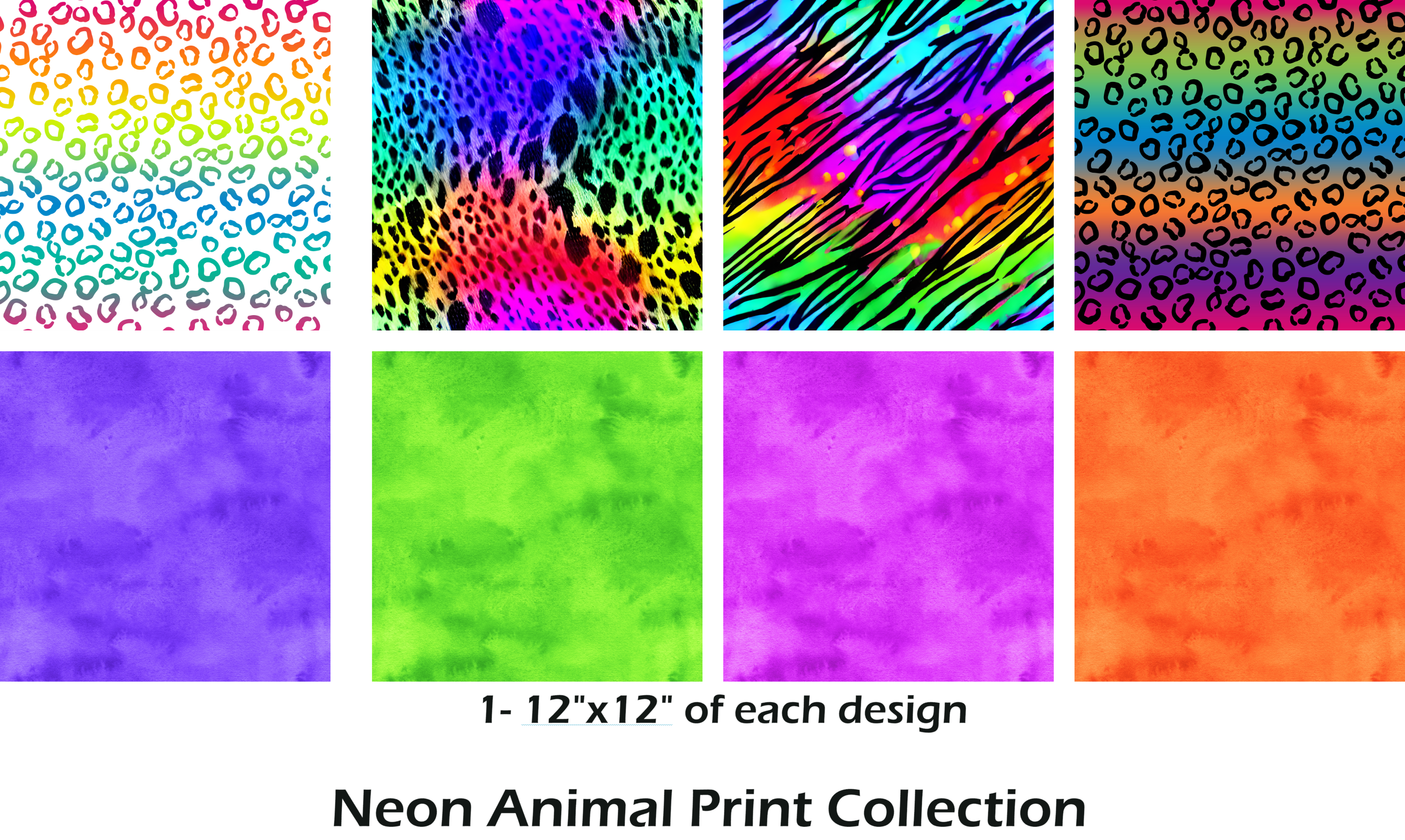 Neon Animal Print Collection