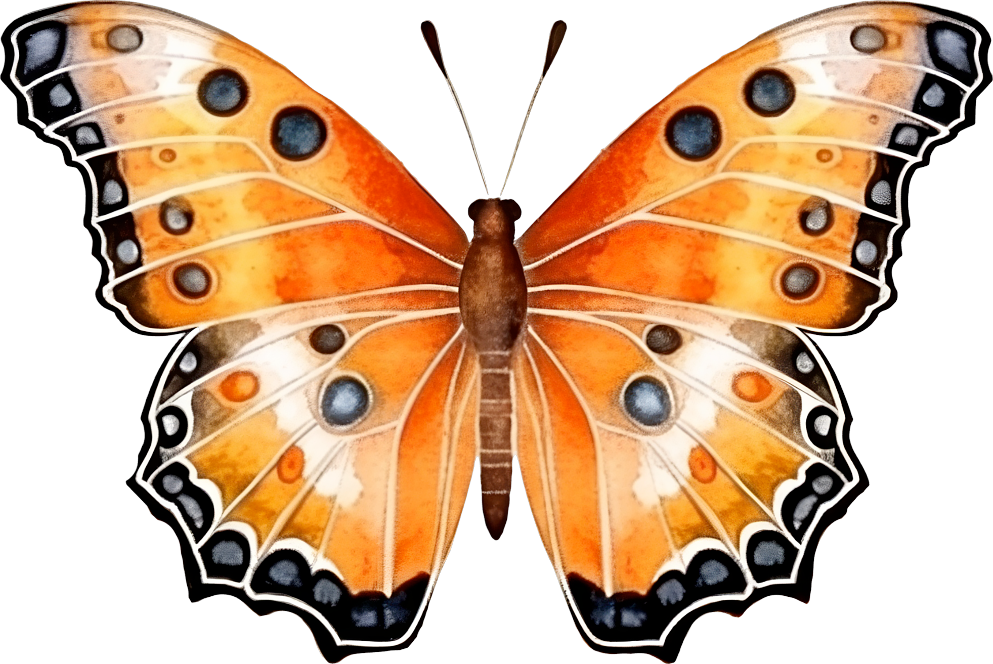 Orange Butterfly 10