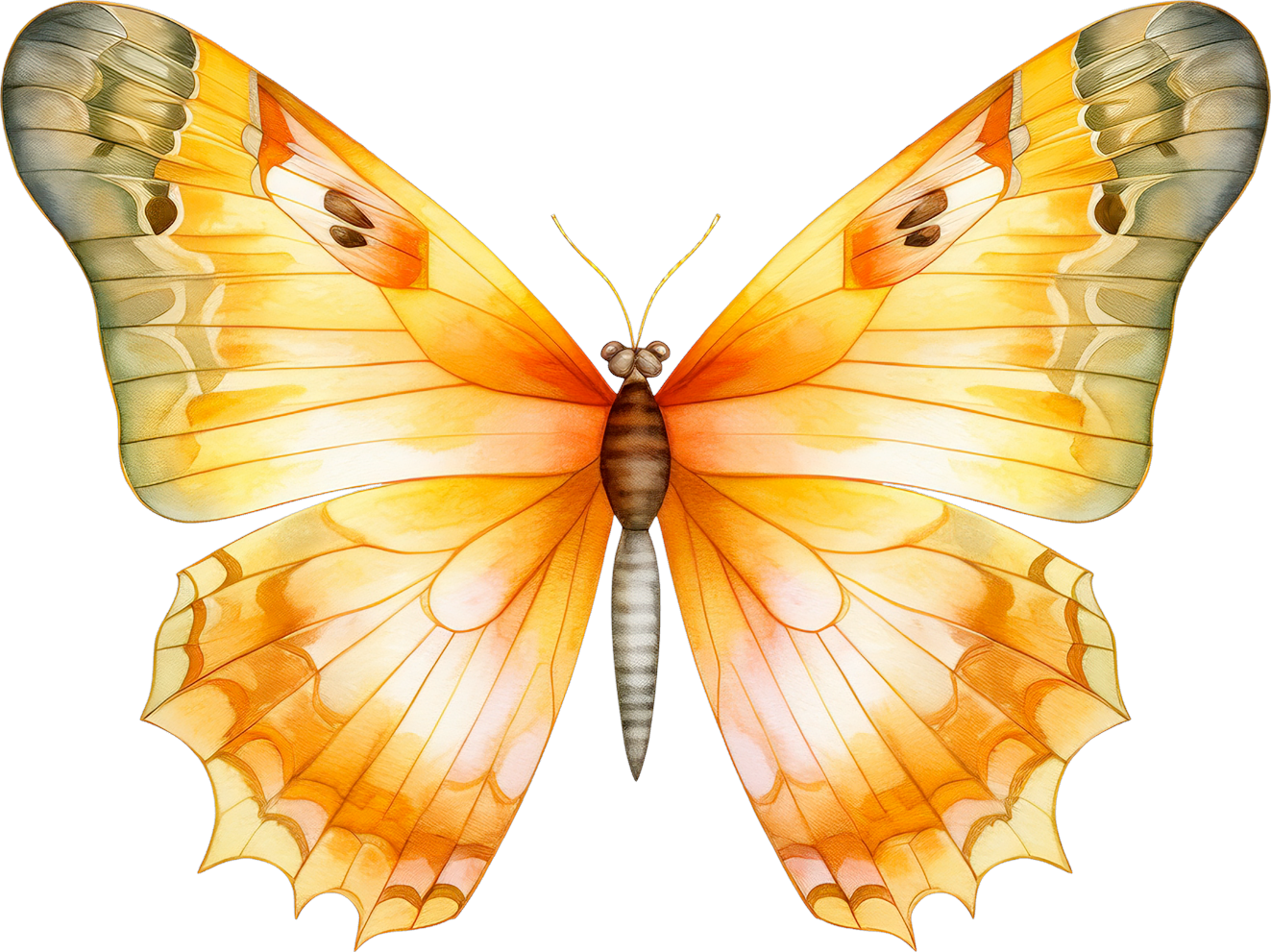 Orange Butterfly 12