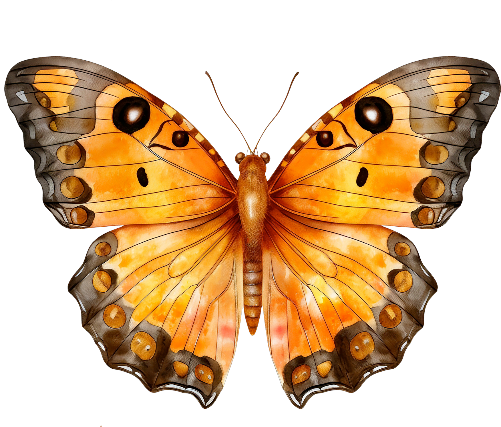 Orange Butterfly 14