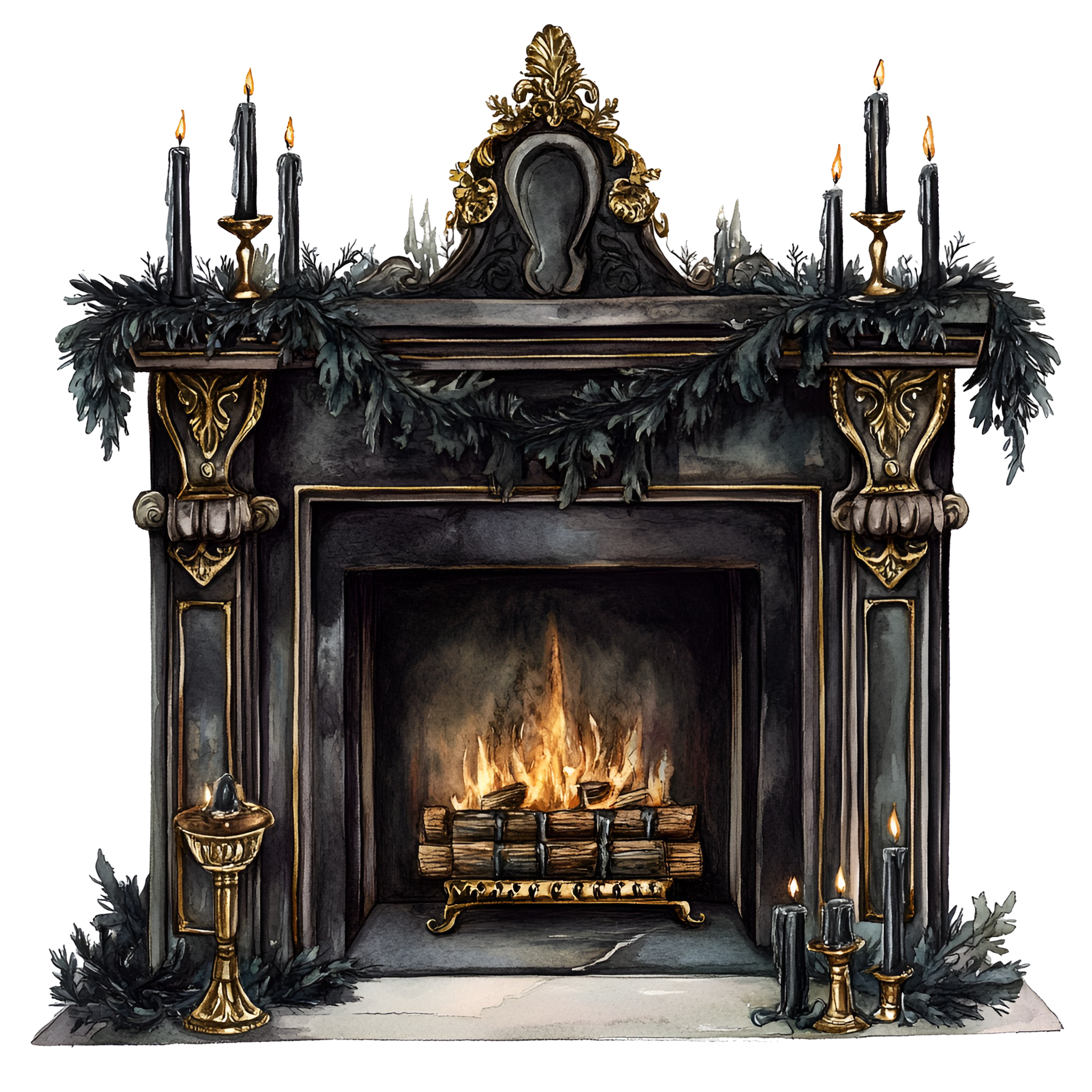 Gothic Christmas Decal 67