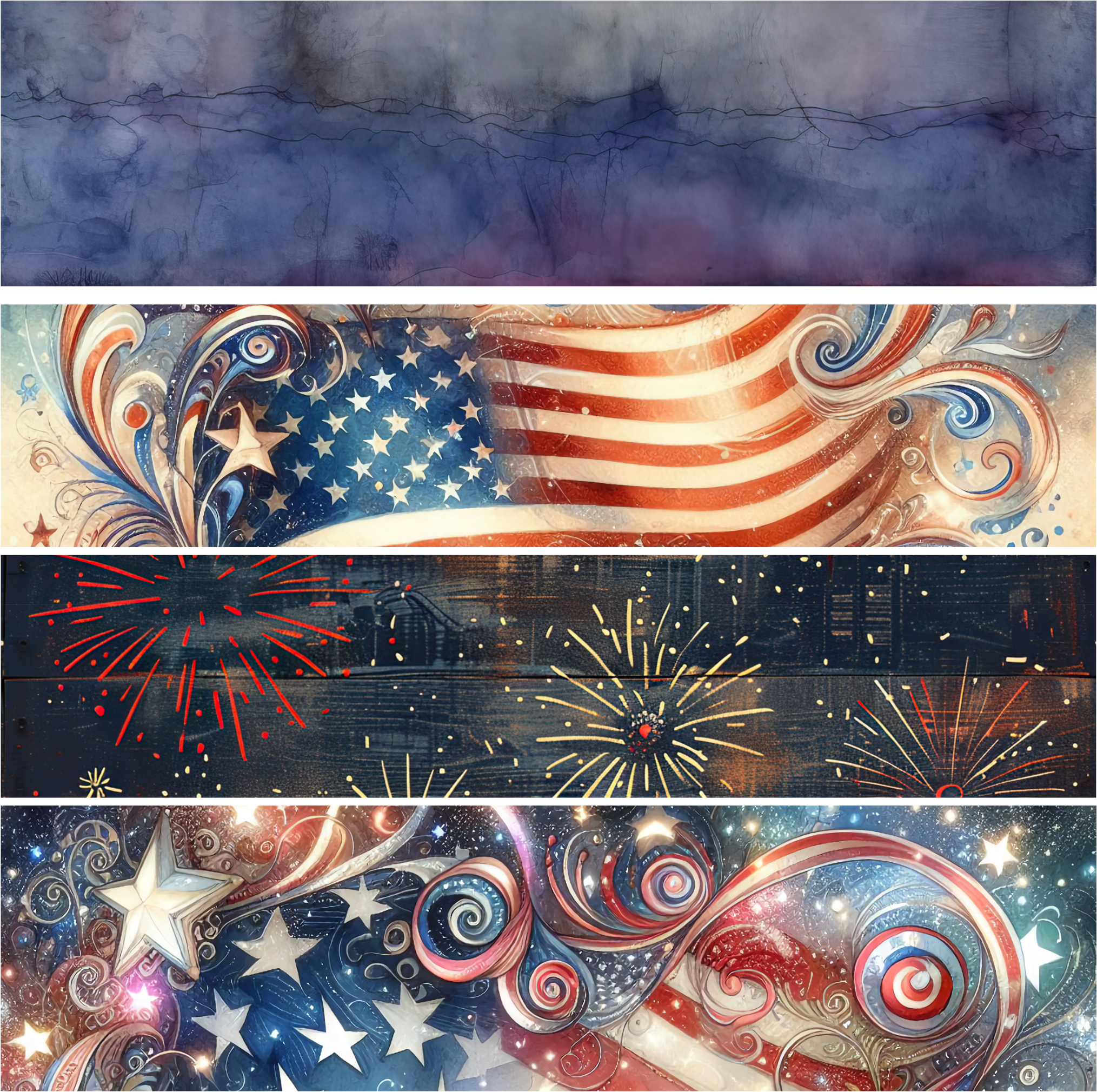 Patriotic Mixed Media 2