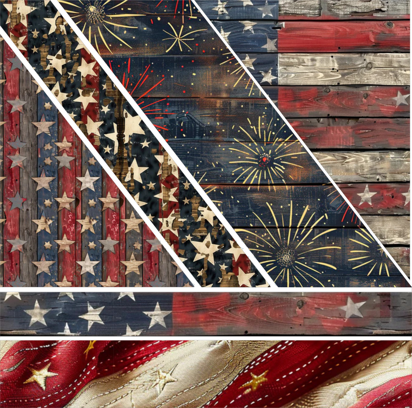 Patriotic Mixed Media 4