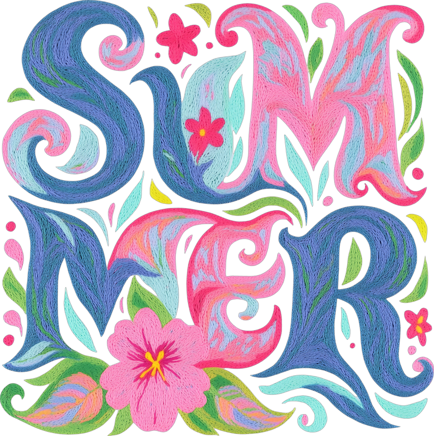 Summer Flower Decal