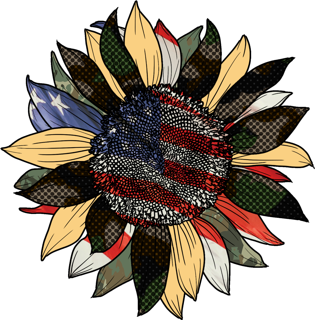 Flag Sunflower 2