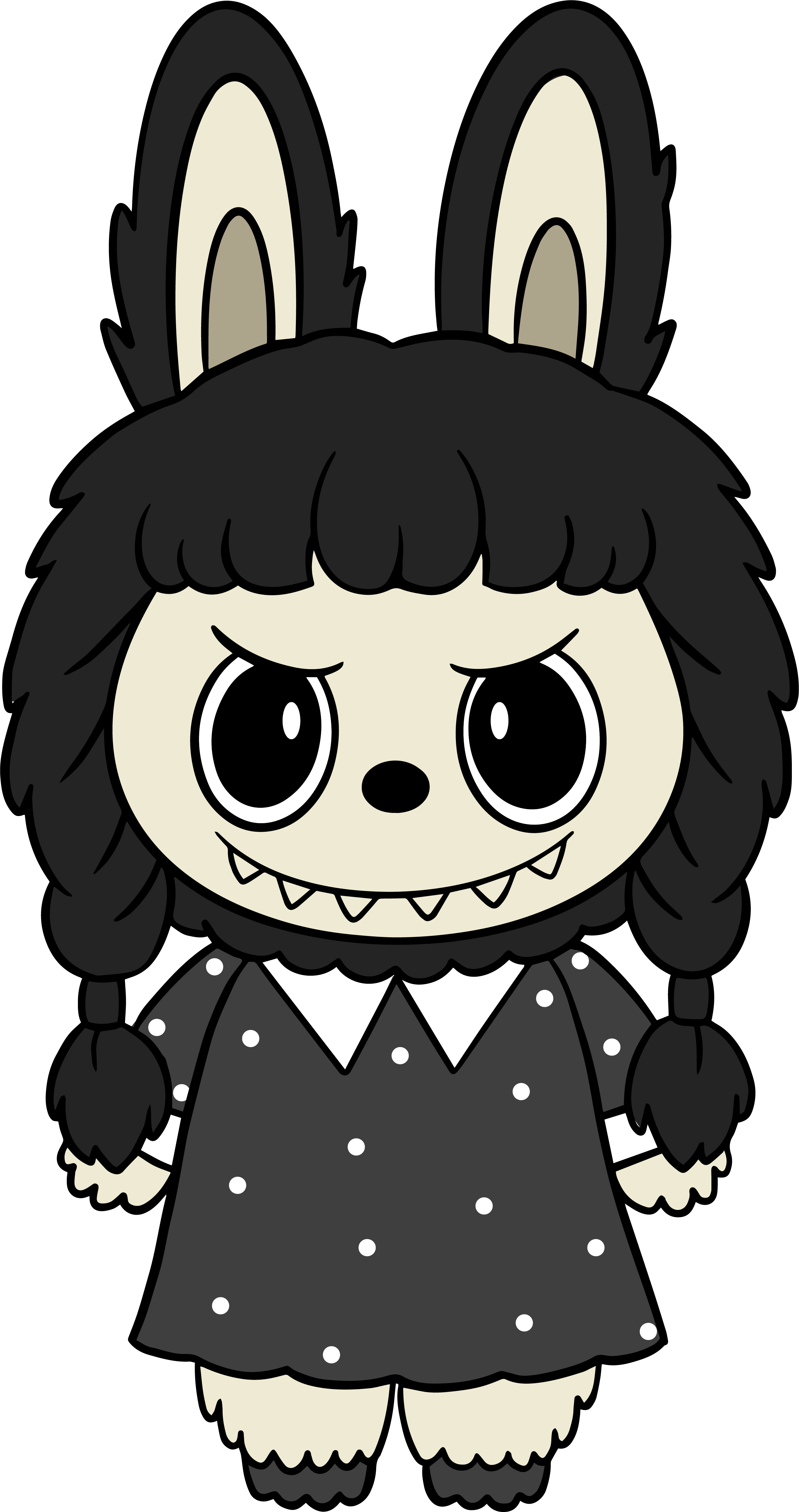 Halloween Labubu Wednesday