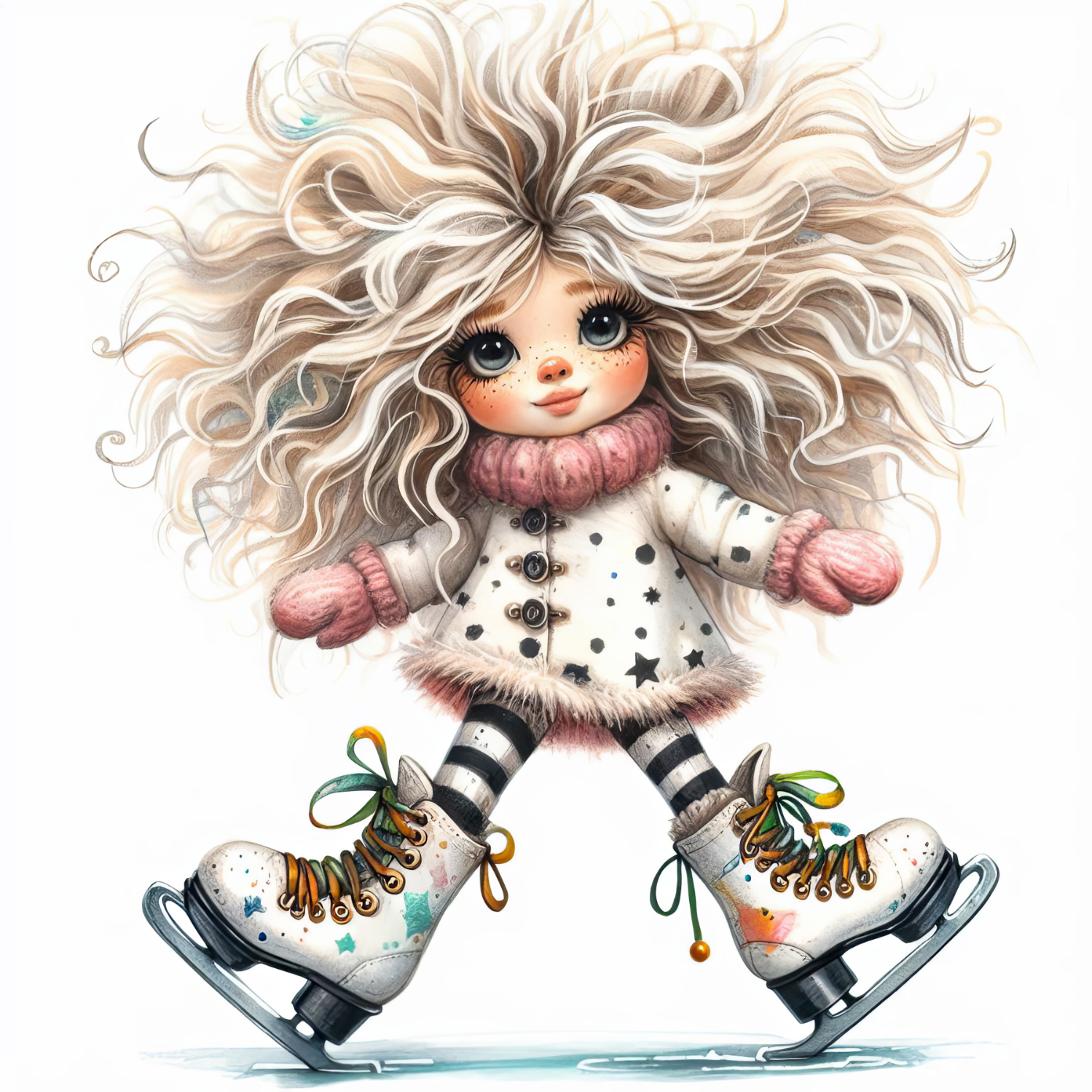 Whimsy Winter Girl - Vinyl 1