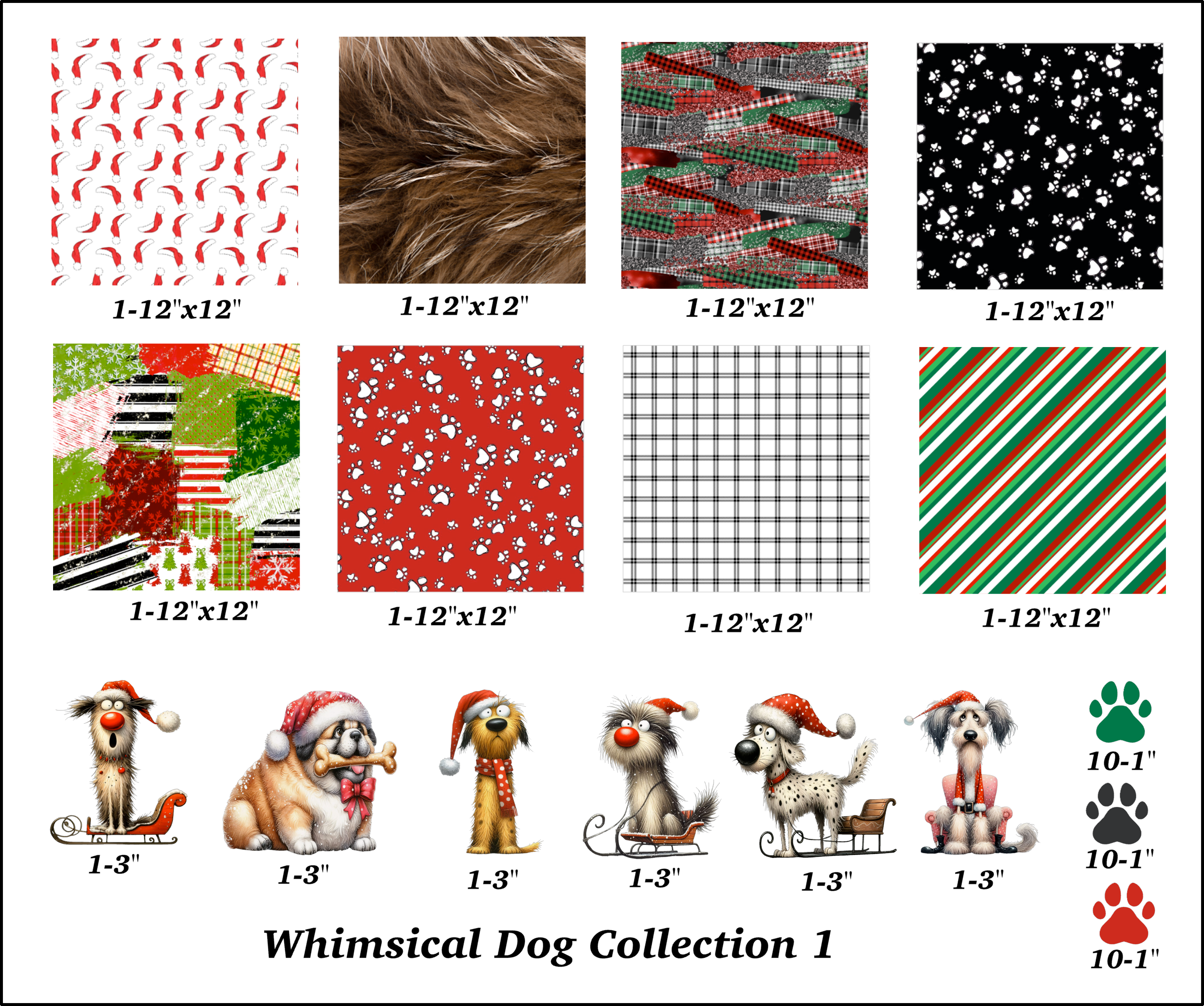 Whimsical Dog Collection 1