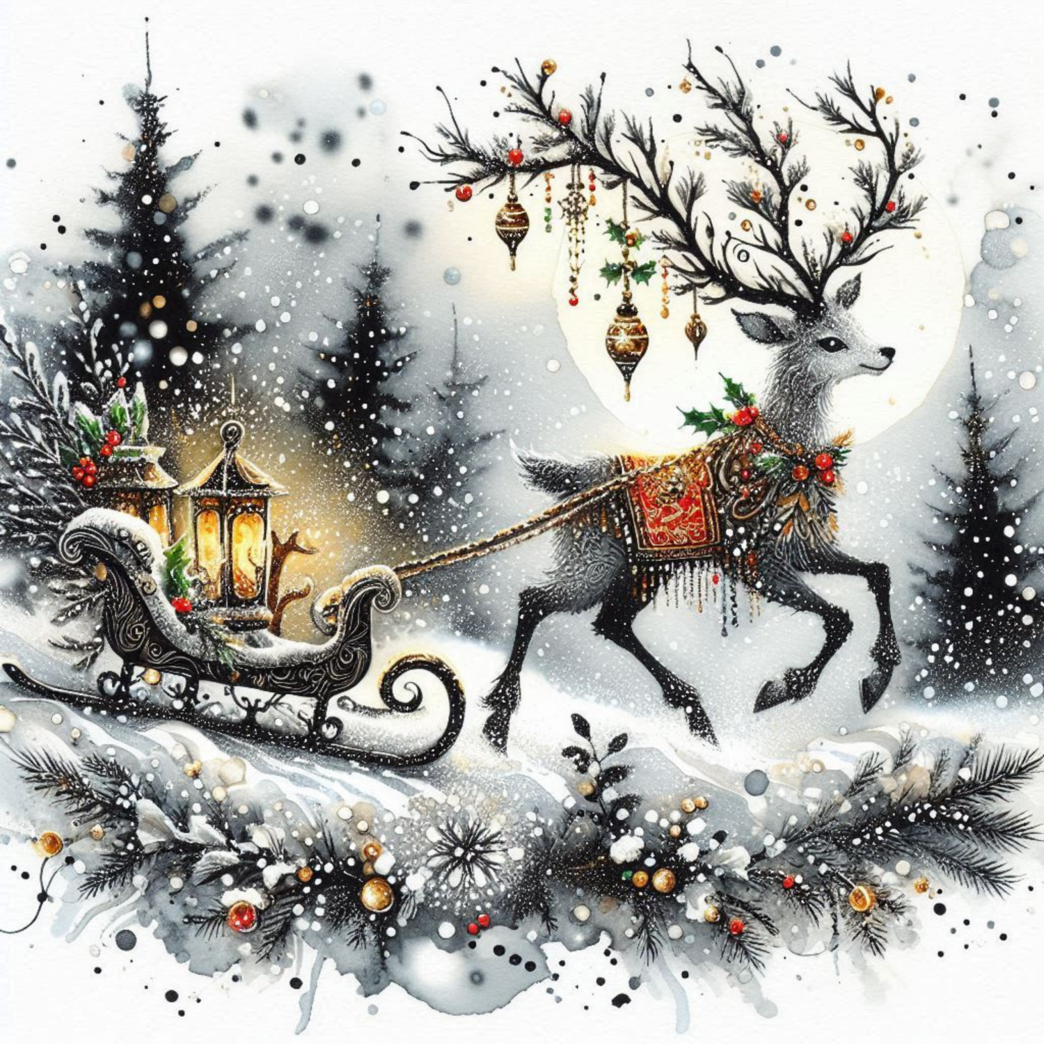 Winter Deer - Vinyl 3