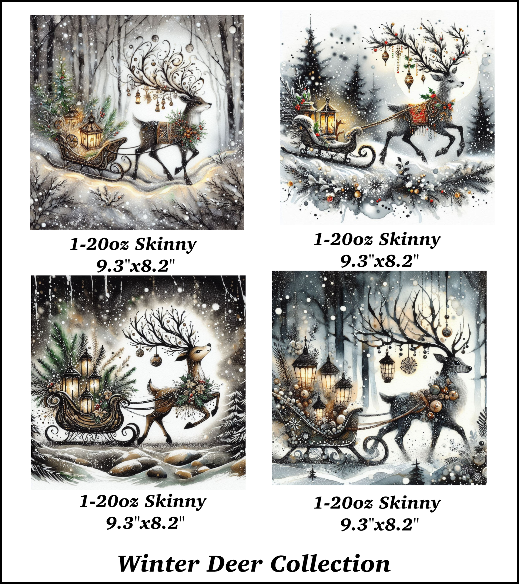 Winter Deer Collection
