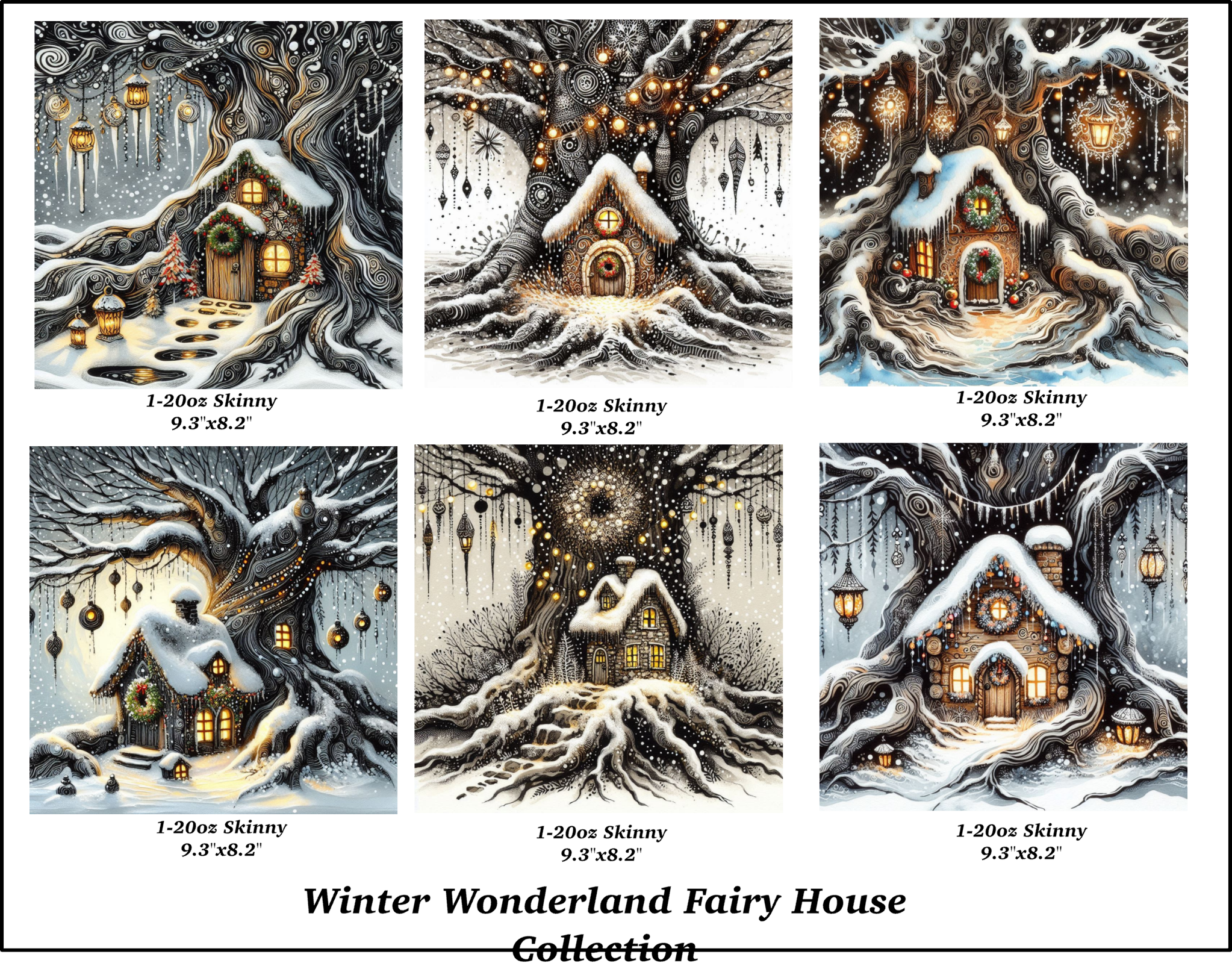 Winter Wonderland Fairy House Collection