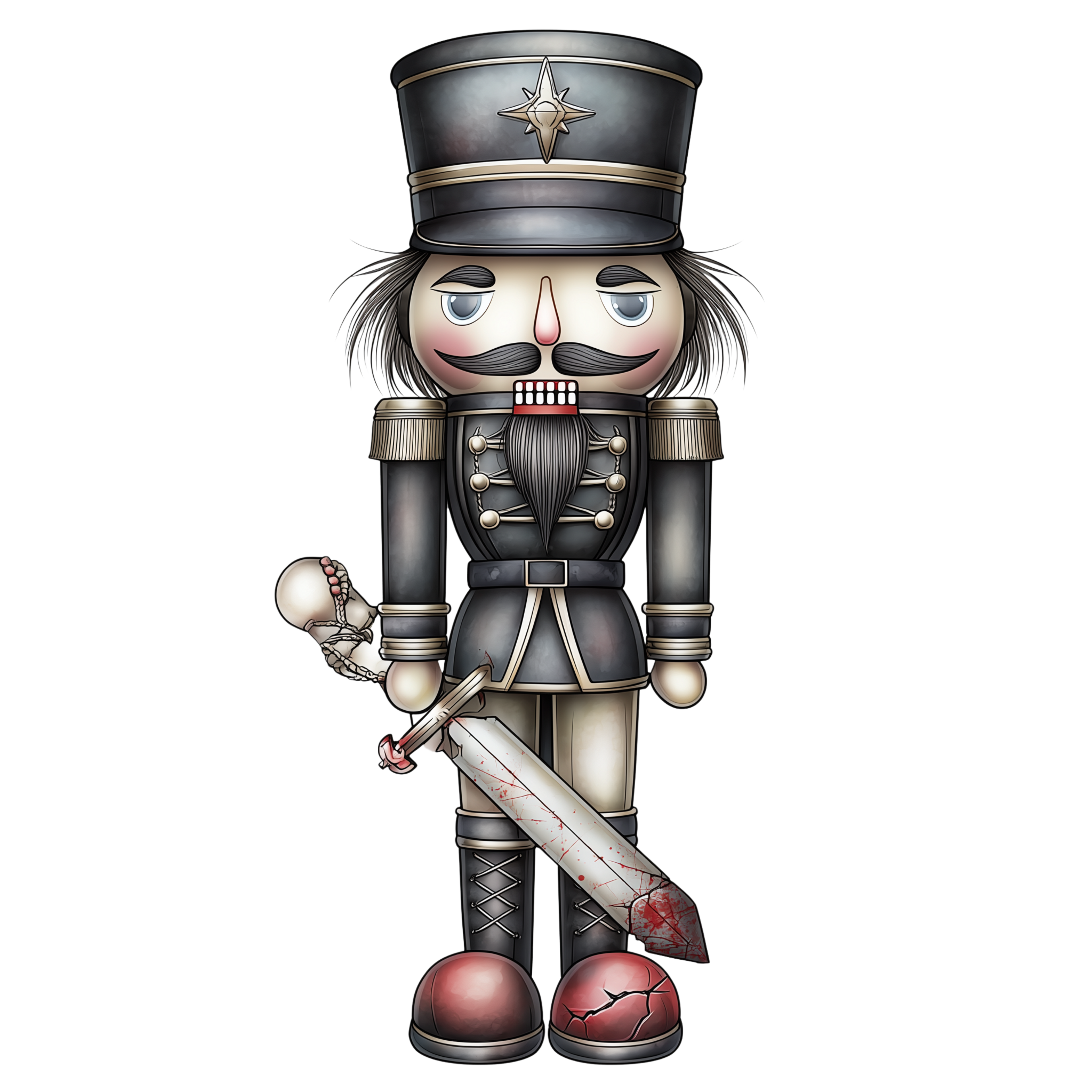 Gothic Christmas Decal 17