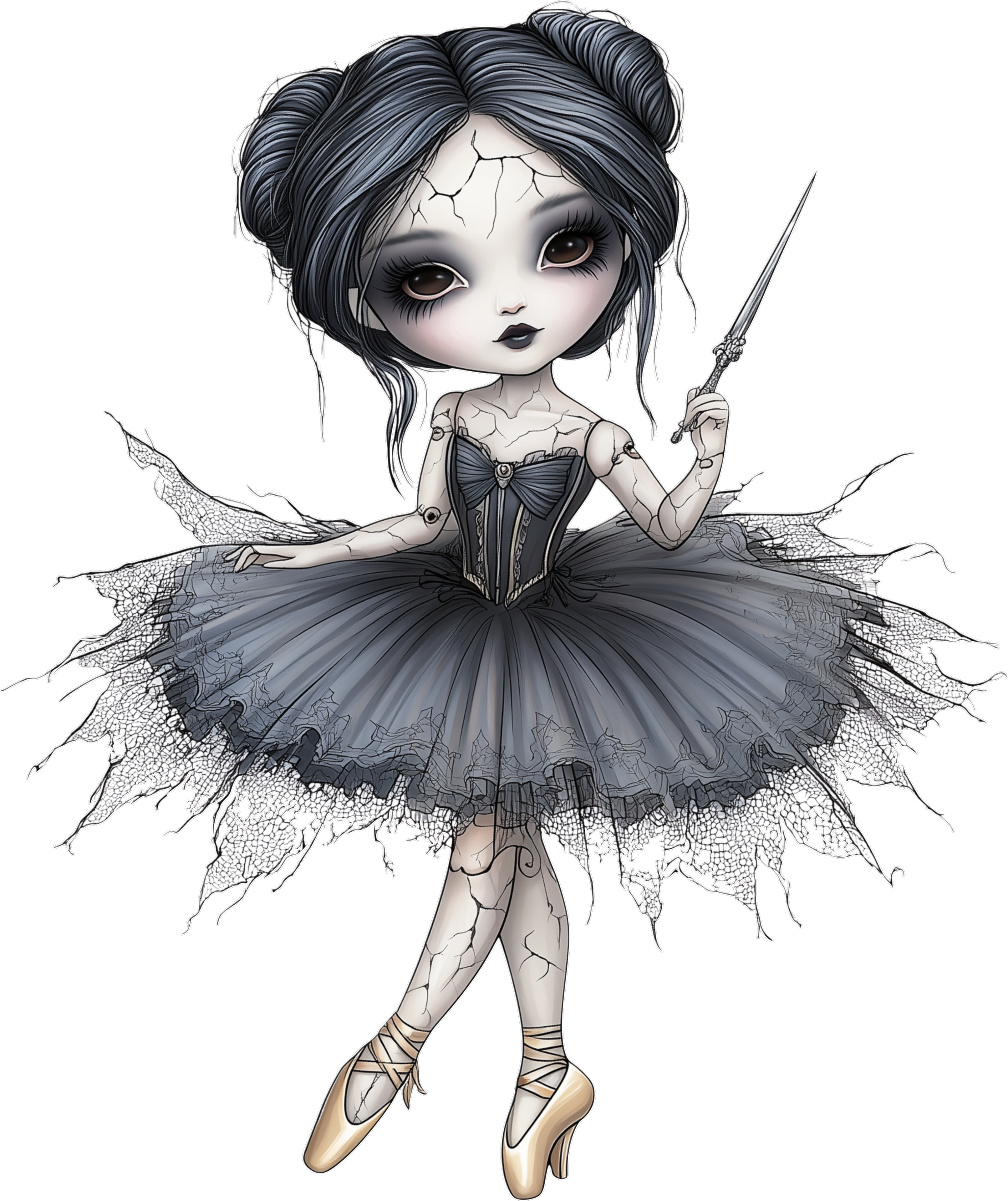 Gothic Christmas Decal 29