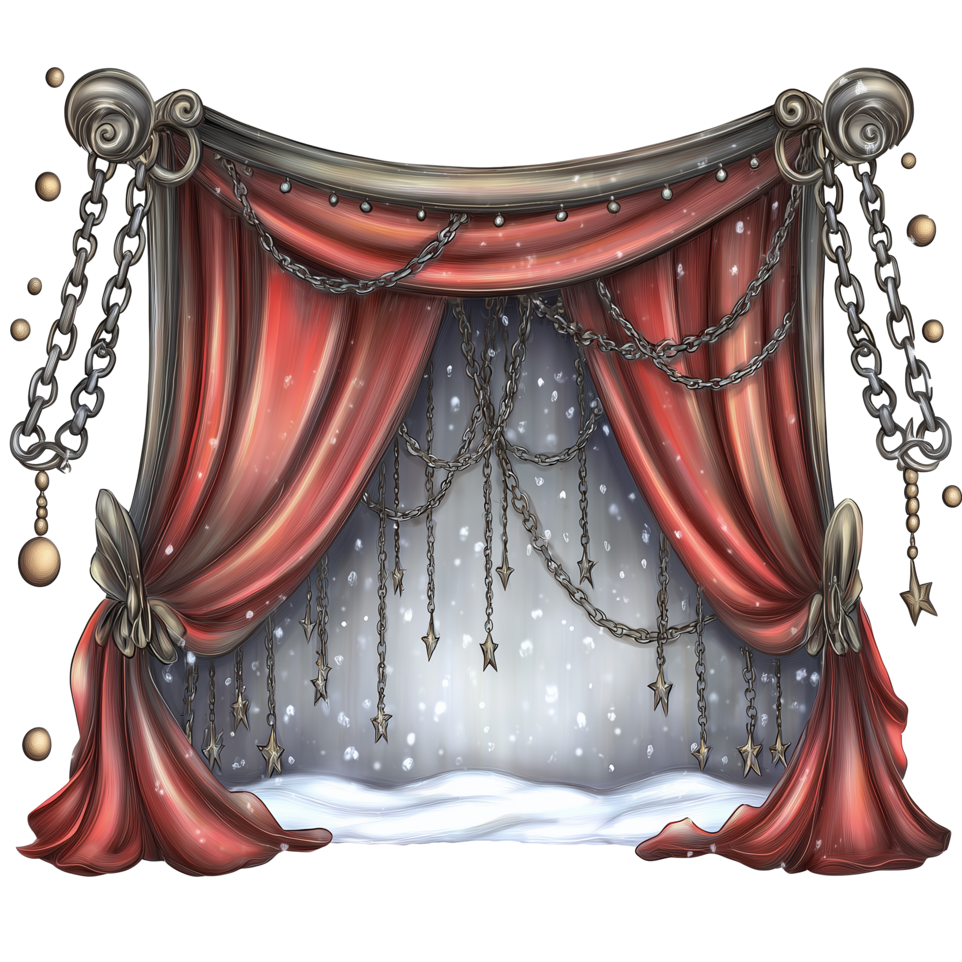 Gothic Christmas Decal 13