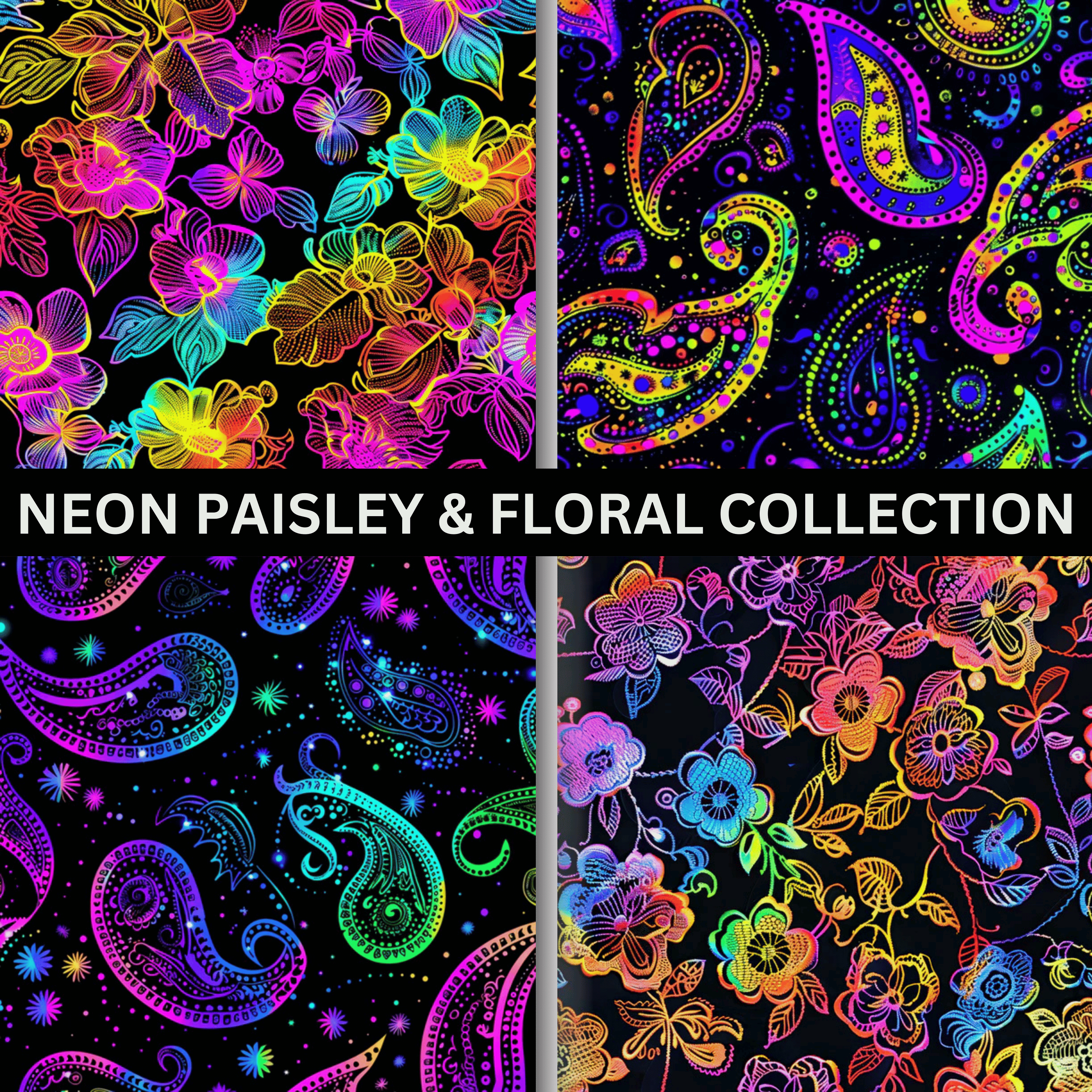 Neon Paisley Floral Collection – That70zGirl