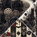 Gothic Portrait Collection- Vinyl 5 Mixed Media