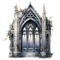 Gothic Christmas Decal 108