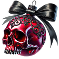 Gothic Christmas Decal 7