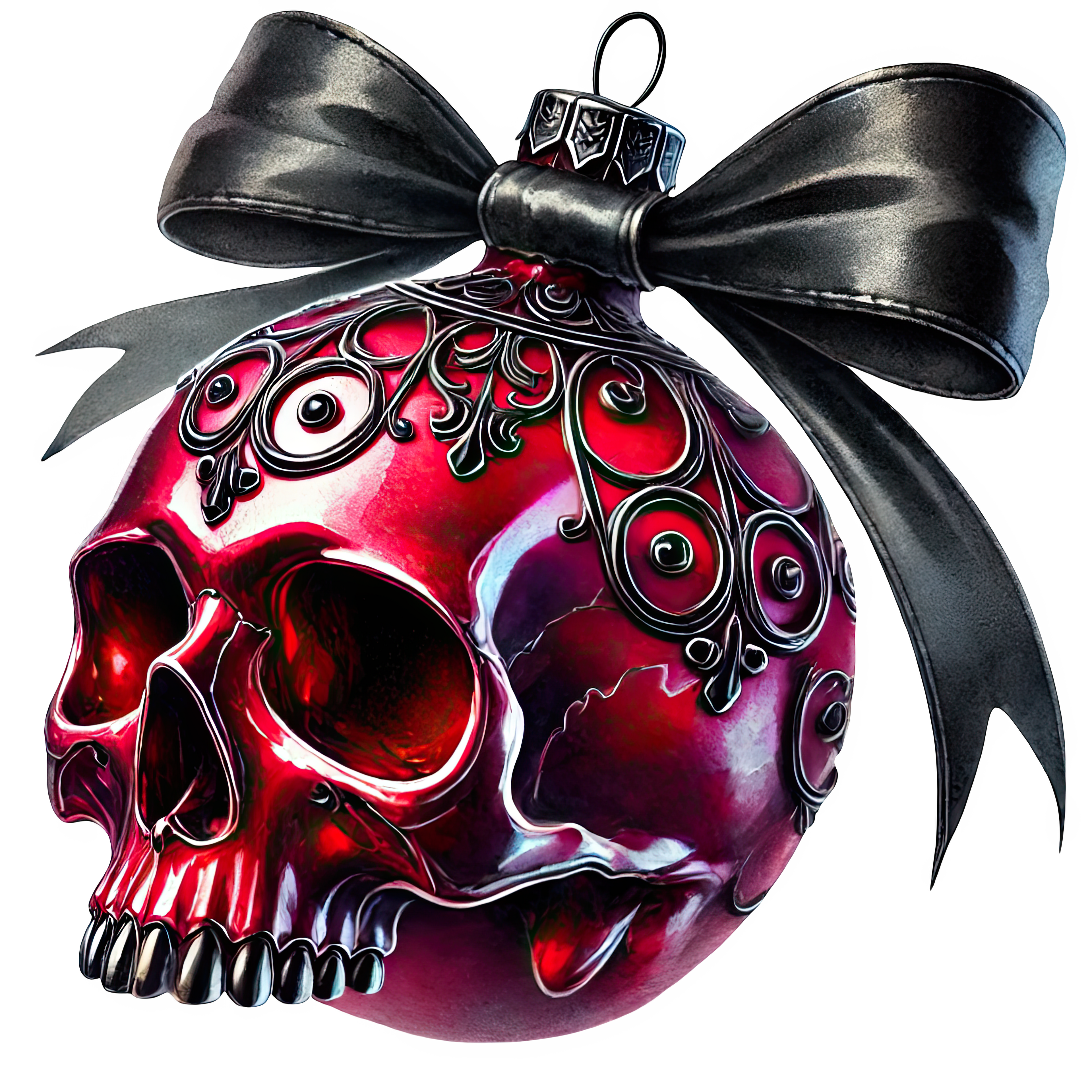 Gothic Christmas Decal 7