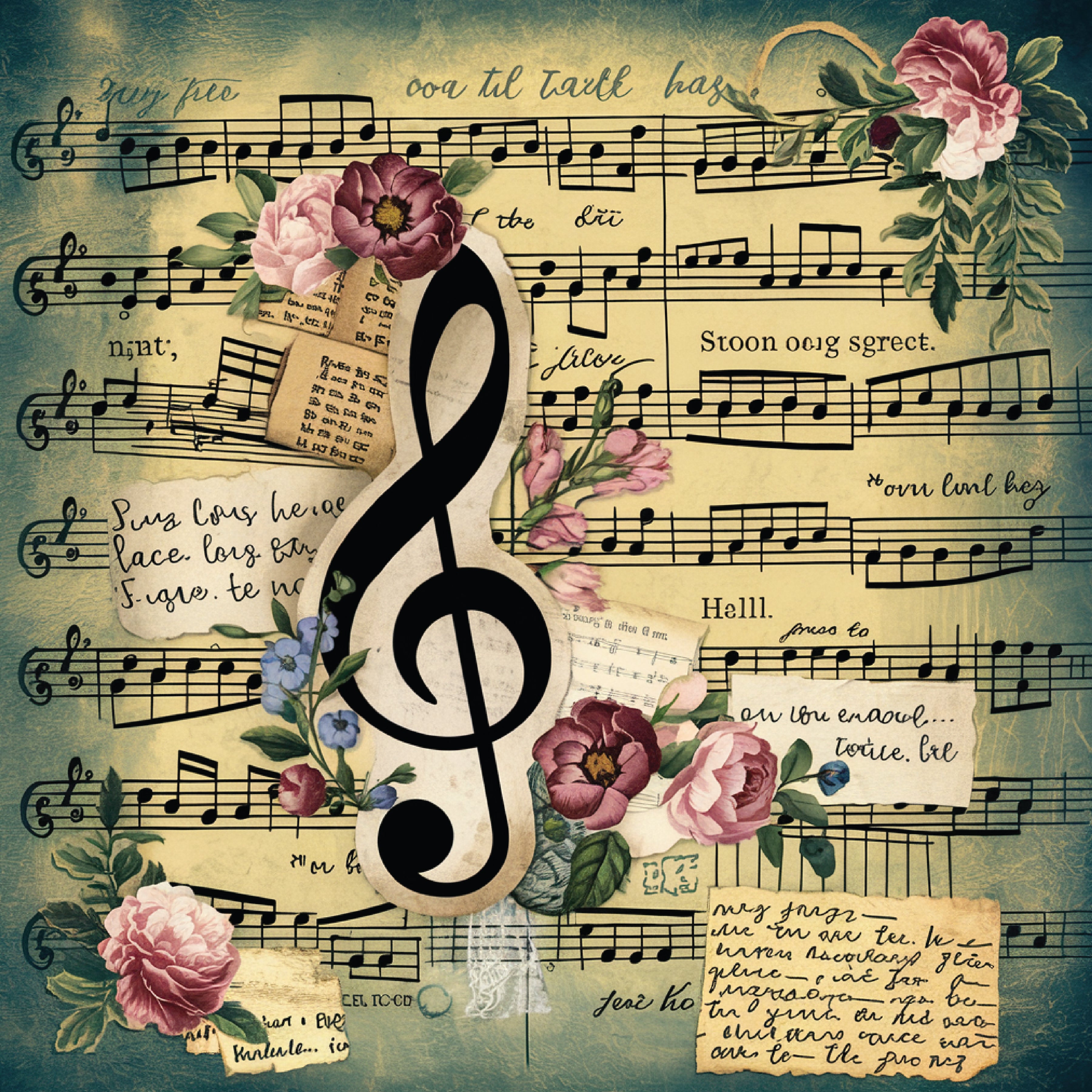 Floral Music 9