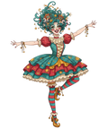 Circus Doll Collection 9- Decal 13