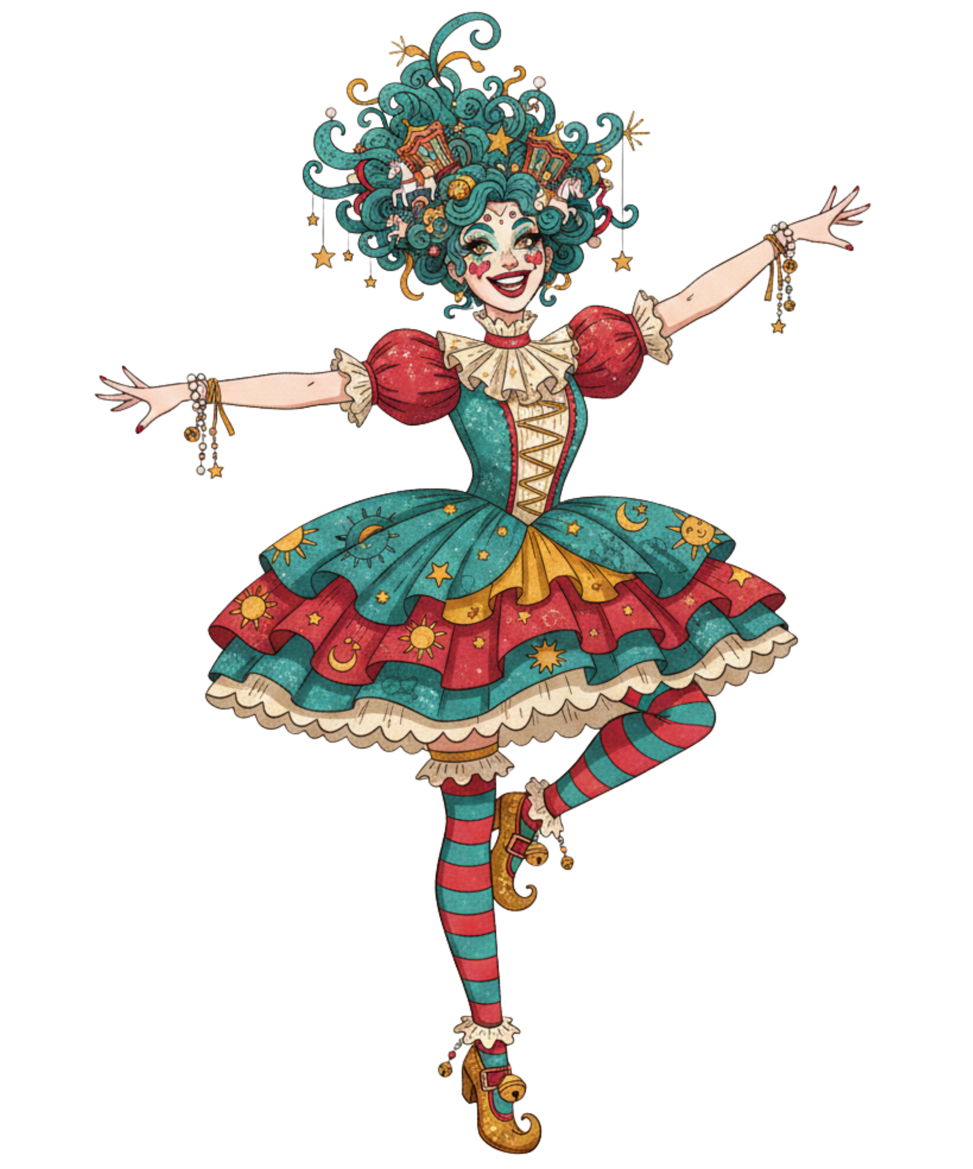 Circus Doll Collection 9- Decal 13