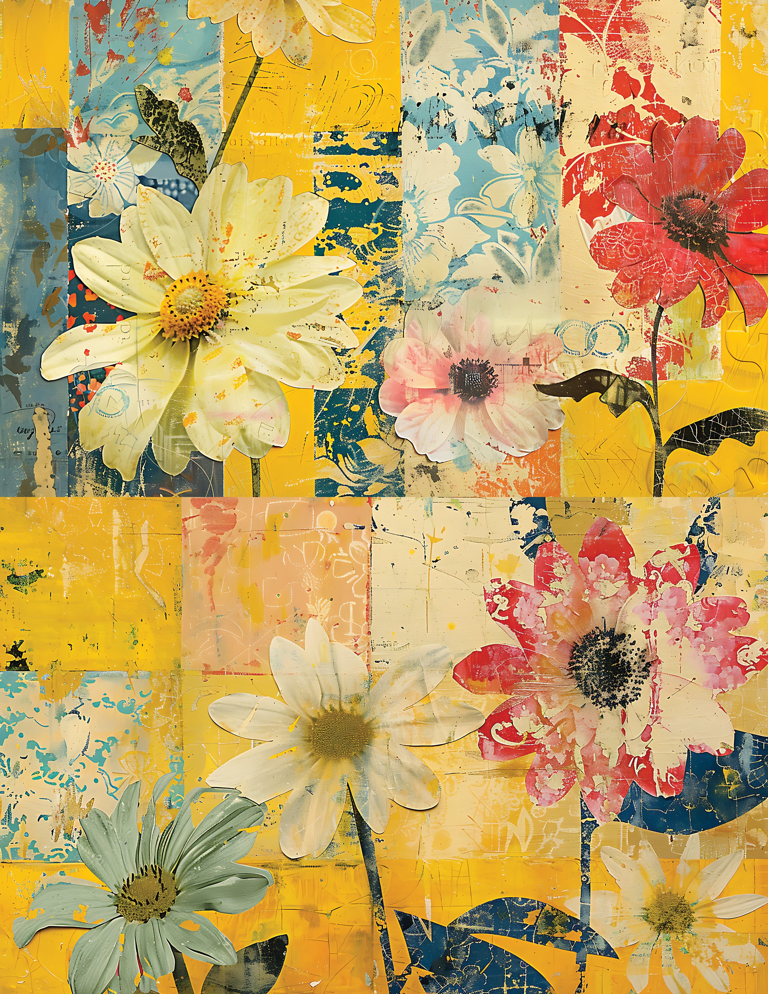 Yellow Patchwork Vinyl 6