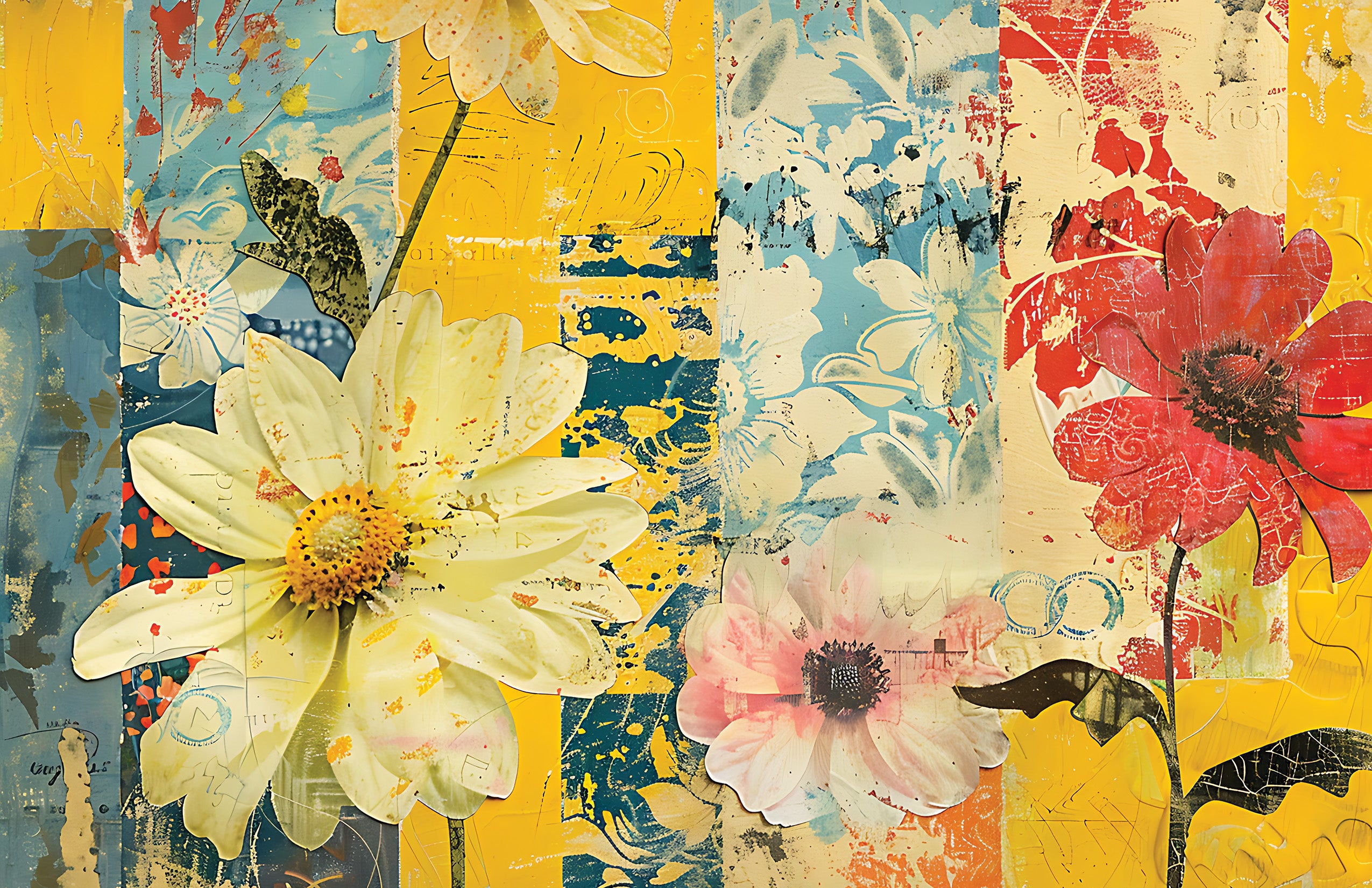 Yellow Patchwork Vinyl 2