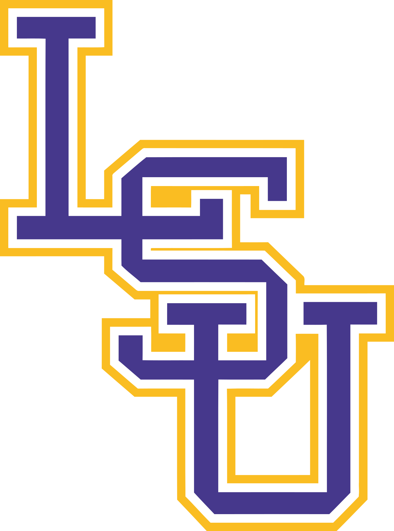 LSU Logo Letters