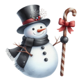 Gothic Christmas Decal 3