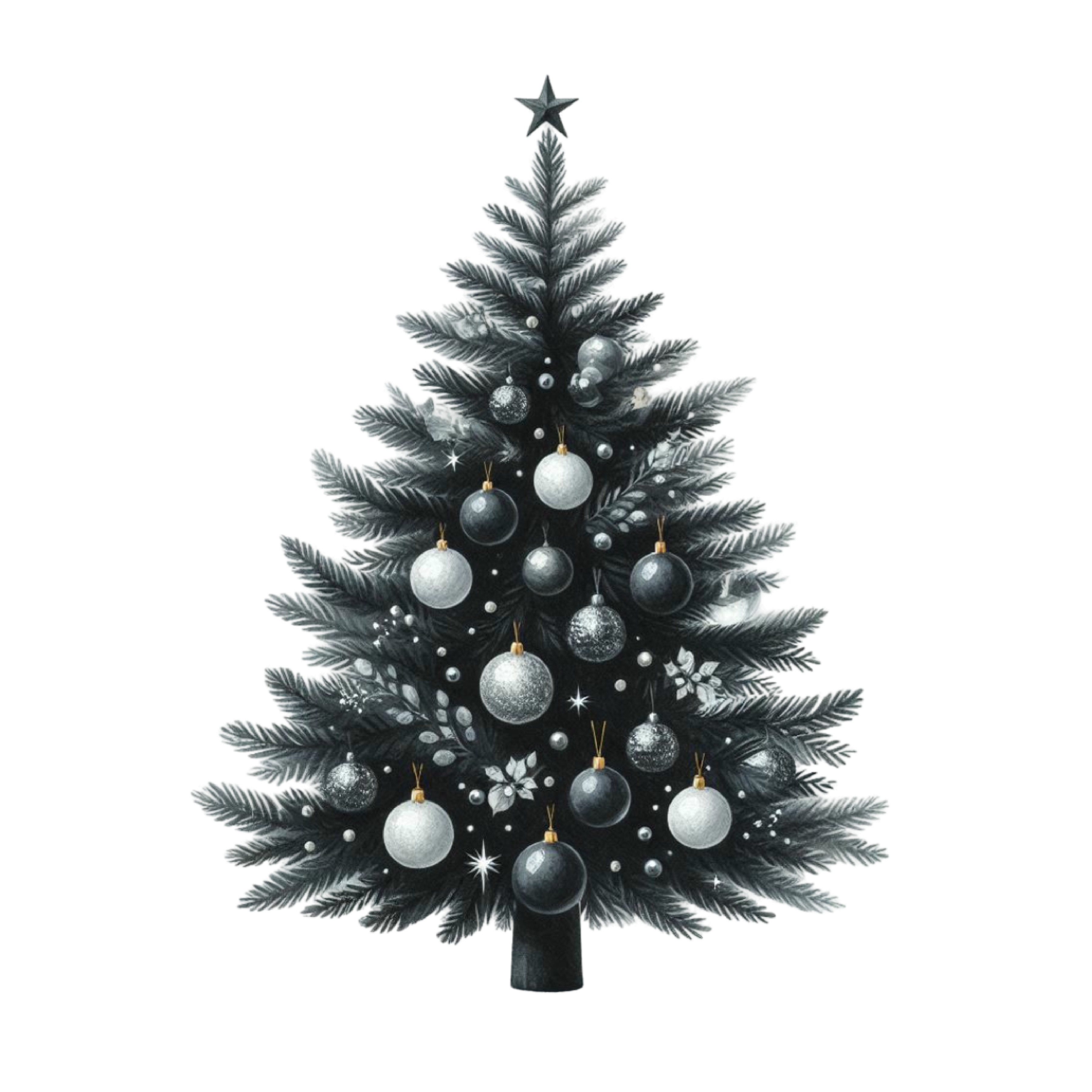 Gothic Christmas Decal 5